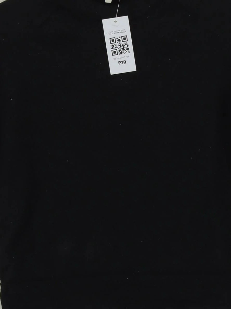 Jigsaw Women's Jumper S Black 100% Wool Round Neck Pullover - Image 3