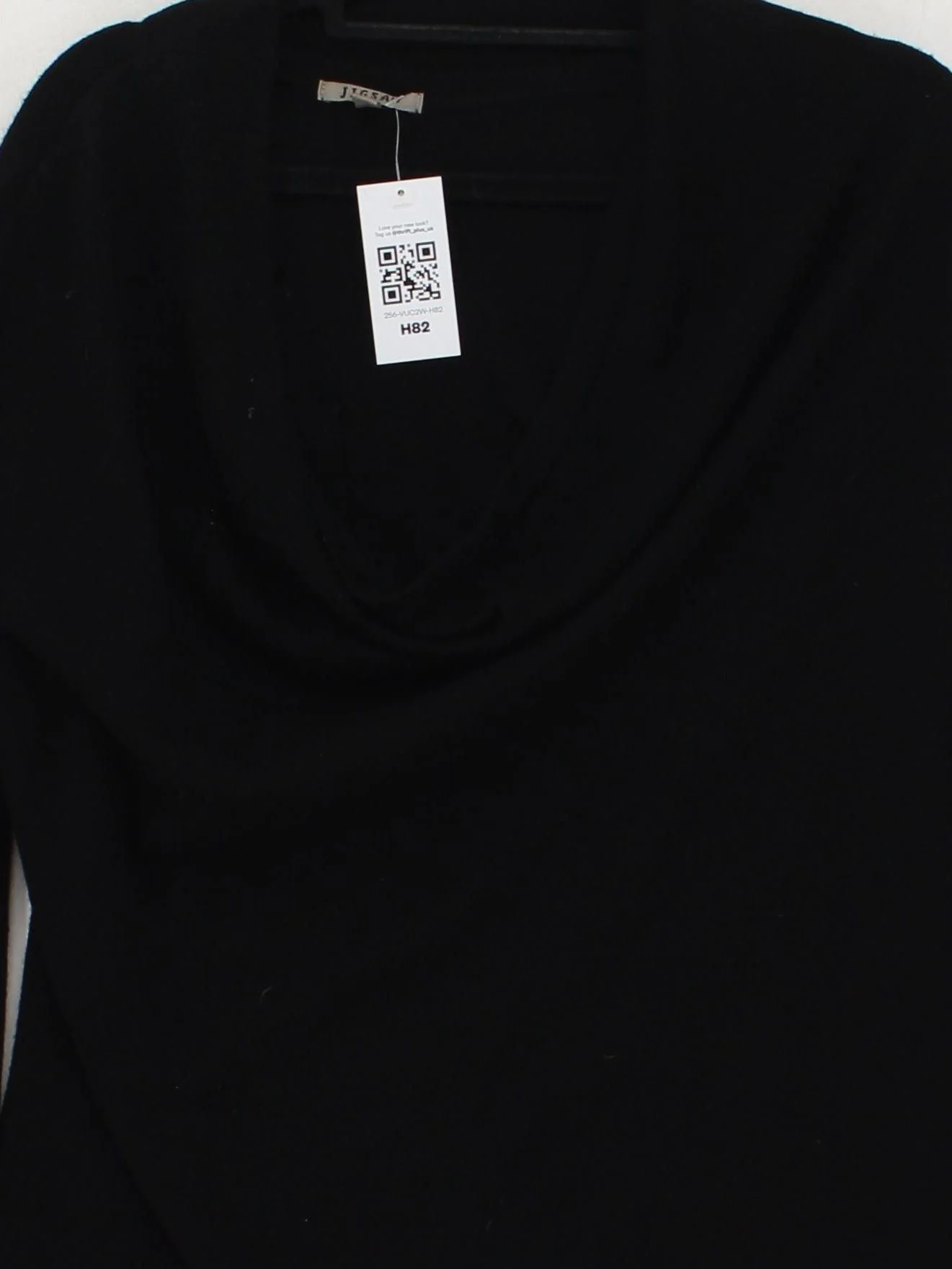 Jigsaw Women's Jumper S Black 100% Wool V-Neck Pullover - Image 3