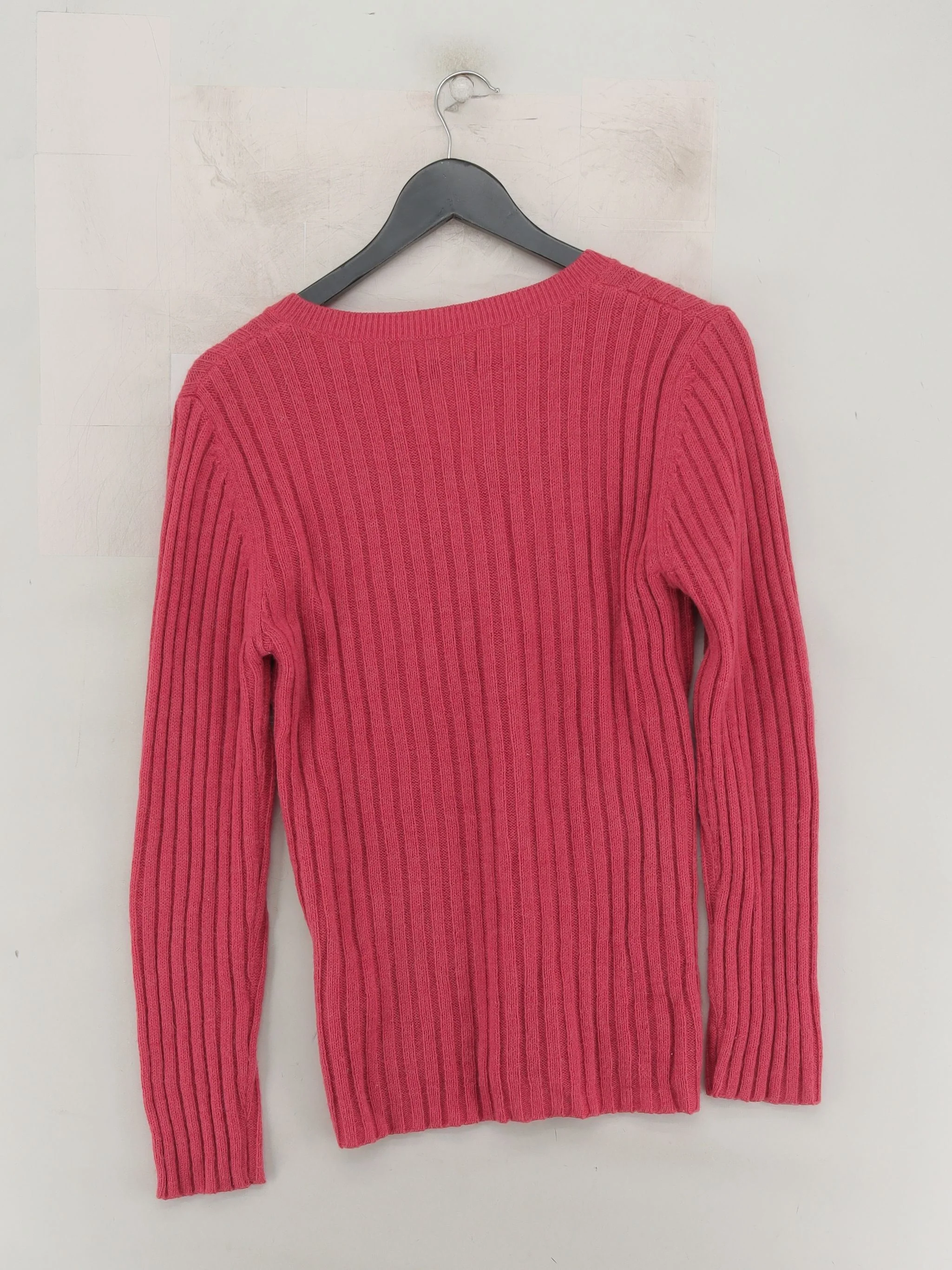 Jigsaw Women's Jumper UK 12 Pink Acrylic with Wool, Other, Mohair Pullover - Image 2