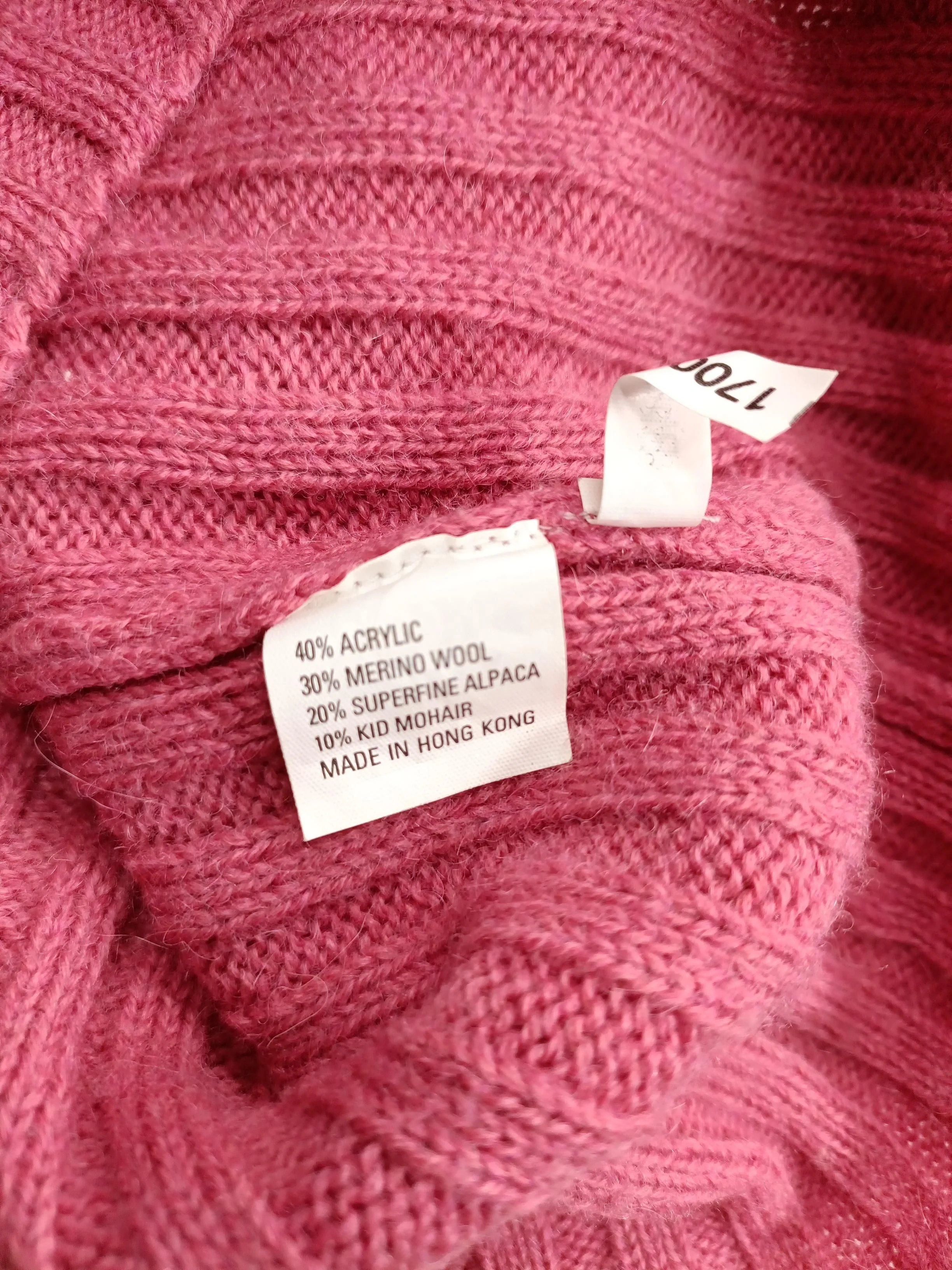 Jigsaw Women's Jumper UK 12 Pink Acrylic with Wool, Other, Mohair Pullover - Image 7