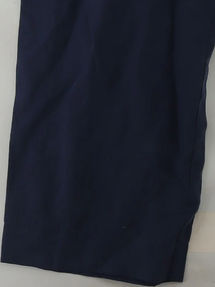 Jigsaw Women's Jumpsuit UK 10 Blue Lyocell Modal with Linen Wide-Leg Jumpsuit - Image 4
