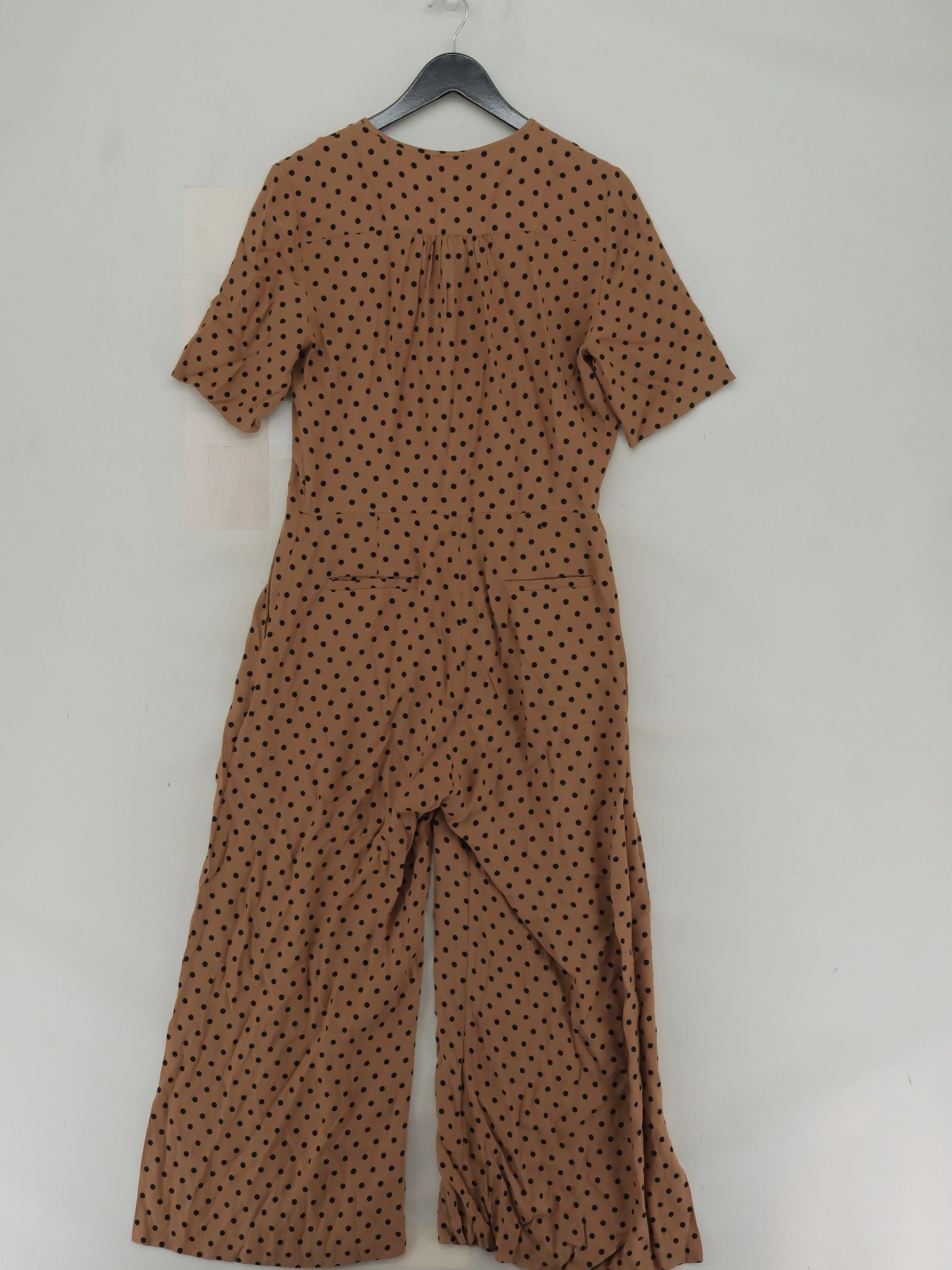 Jigsaw Women's Jumpsuit UK 12 Brown Viscose with Polyester Jumpsuit - Image 2