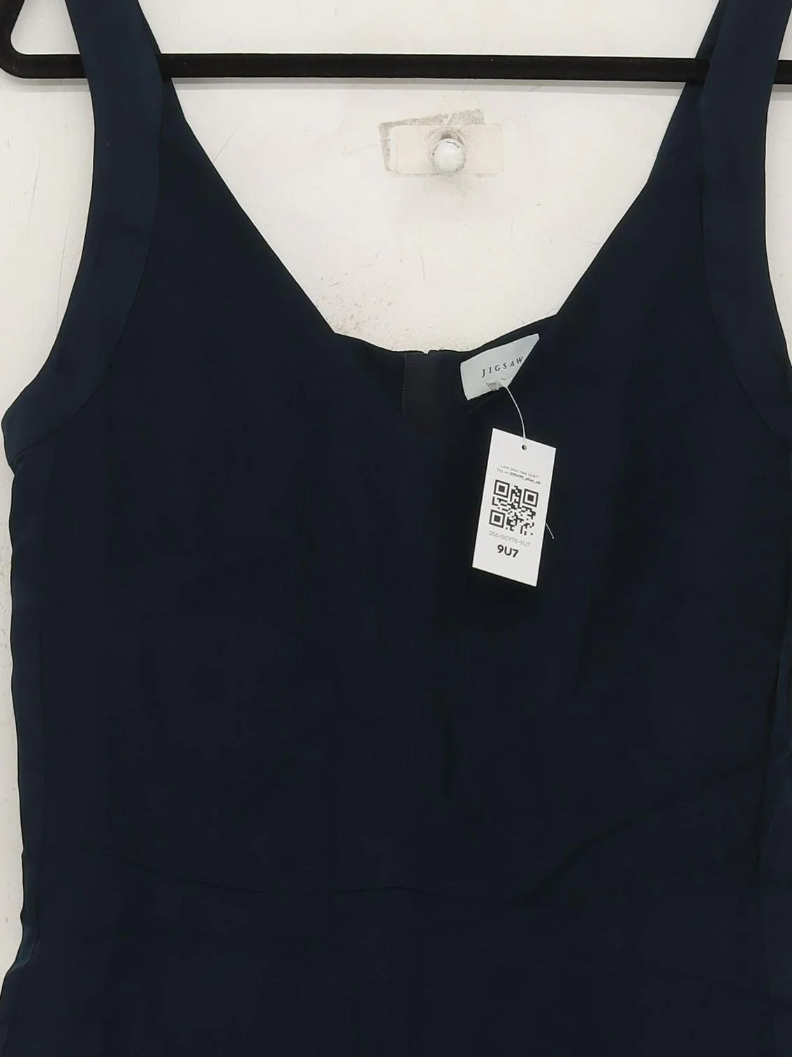 Jigsaw Women's Jumpsuit UK 14 Blue 100% Viscose Wide-Leg Jumpsuit - Image 3