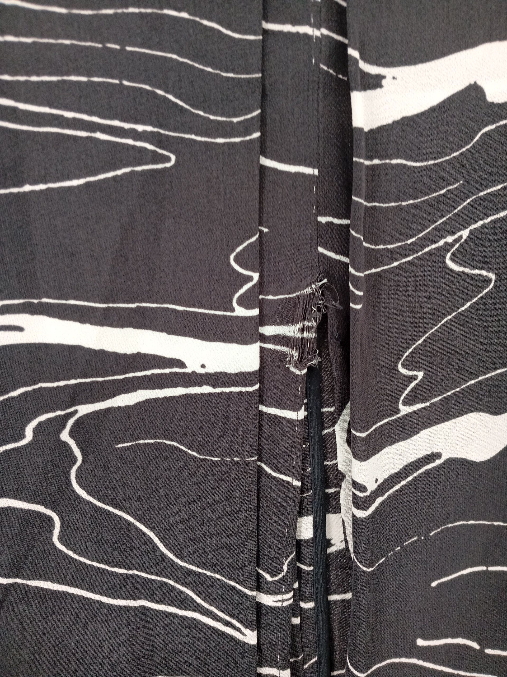 Jigsaw Women's Midi Skirt M Black 100% Viscose Midi A-Line - Image 5