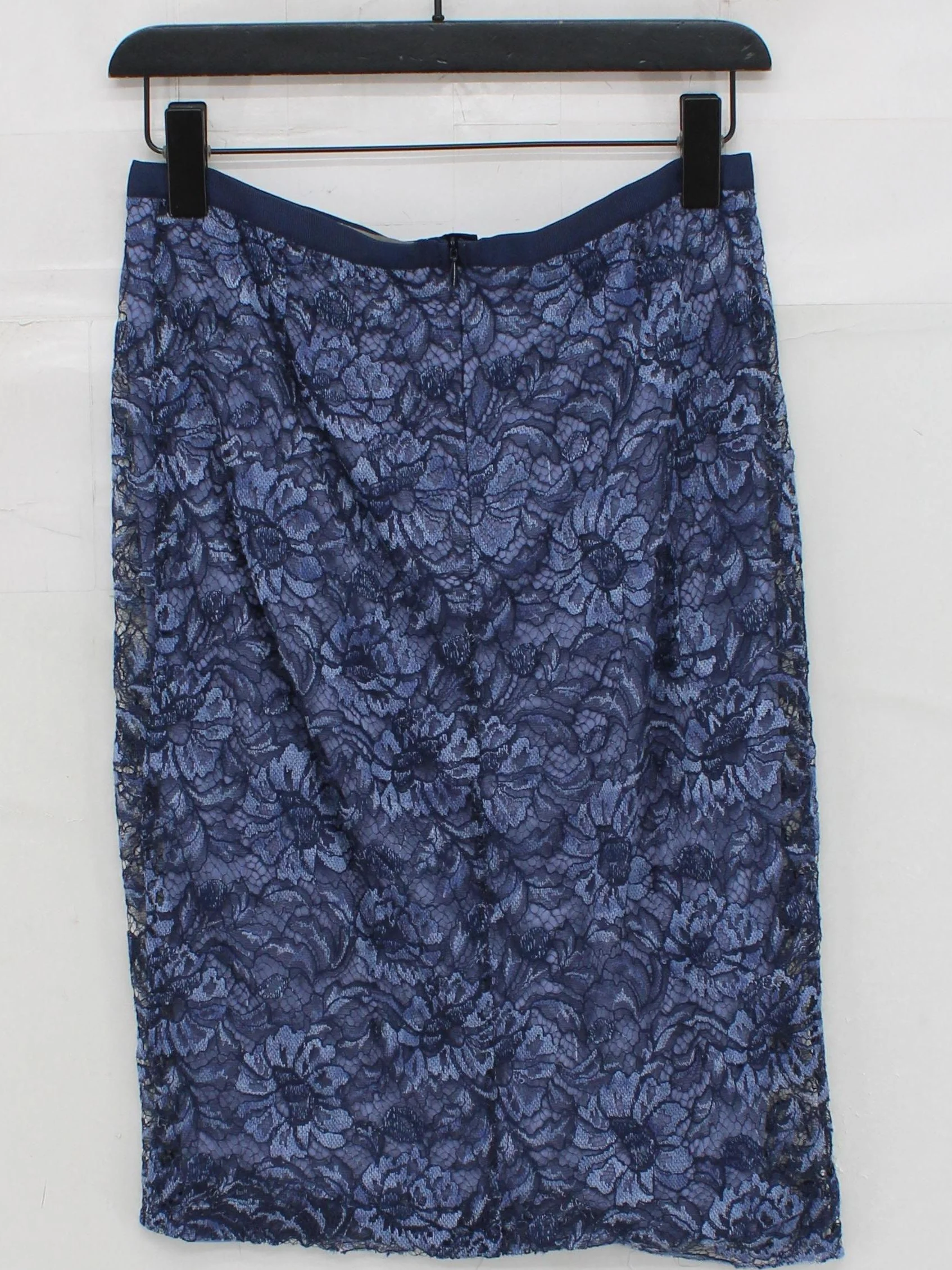 Jigsaw Women's Midi Skirt UK 10 Blue Polyester - Image 2