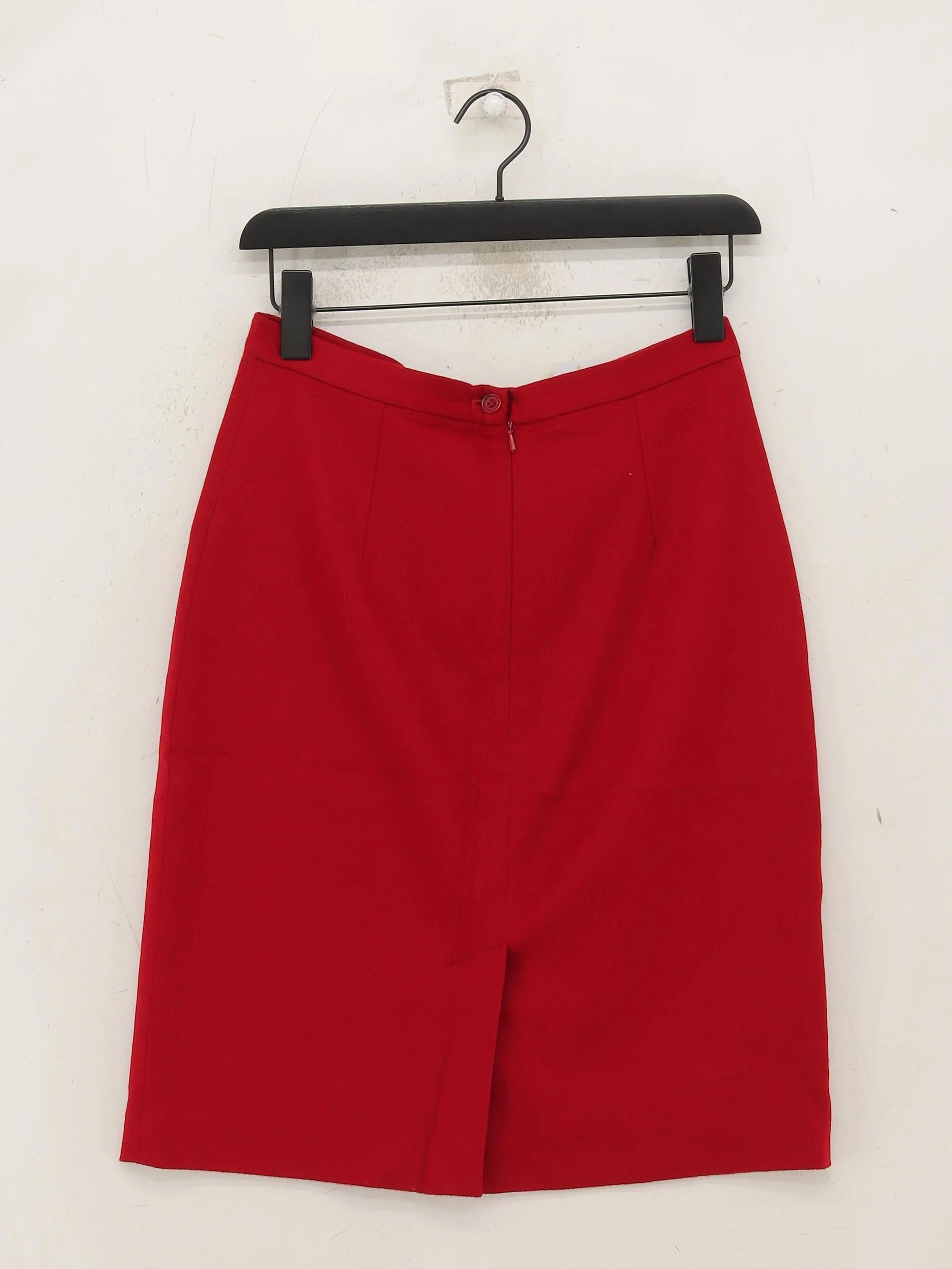 Jigsaw Women's Midi Skirt UK 12 Red Viscose - Image 2