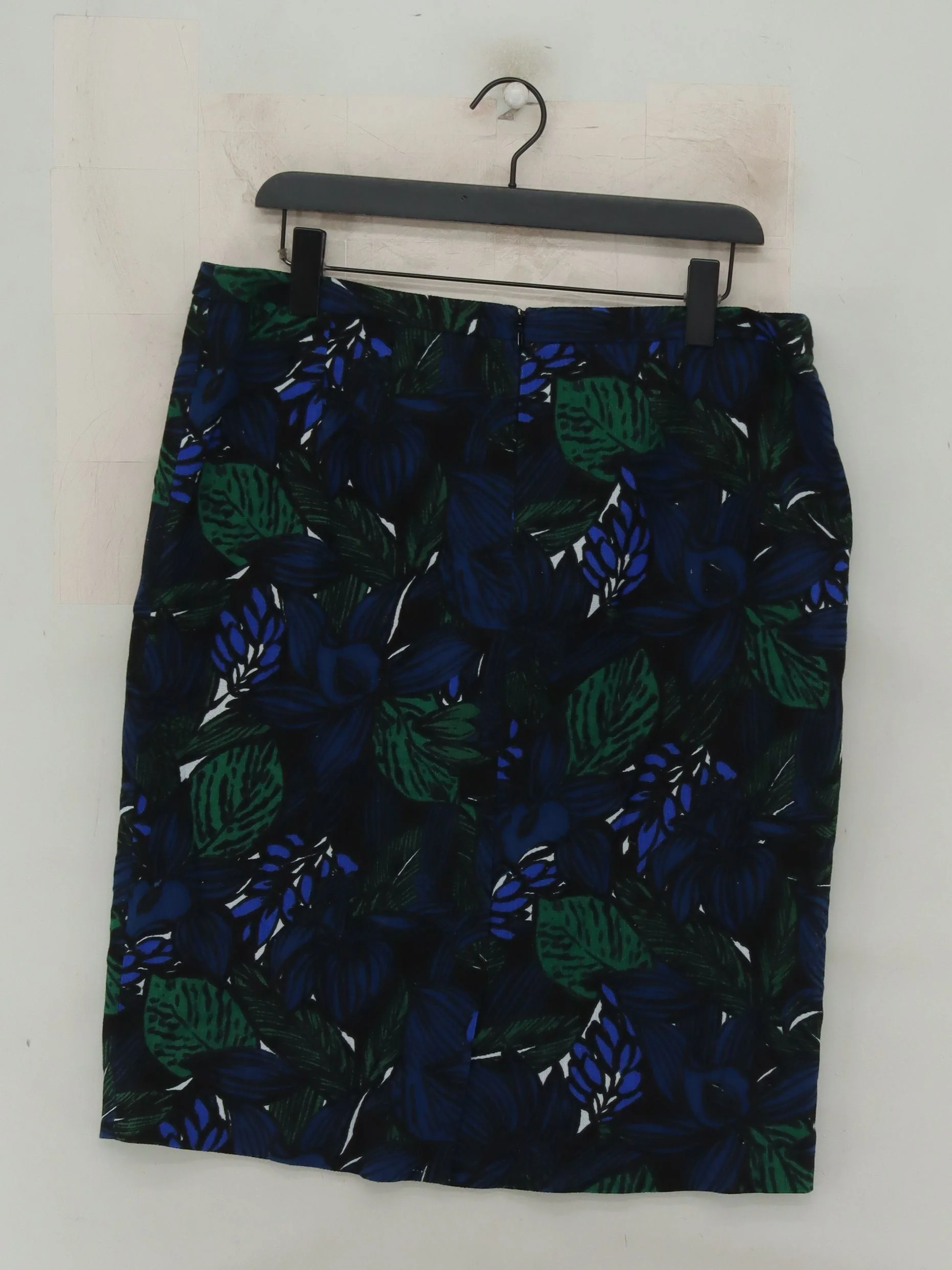 Jigsaw Women's Midi Skirt UK 16 Multi Cotton with Elastane Straight & Pencil - Image 2