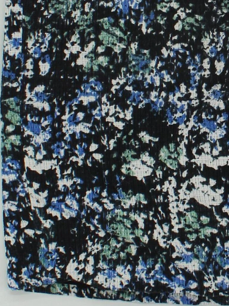 Jigsaw Women's Mini Skirt UK 8 Black Floral Cotton with Polyester Short Mini - Image 4