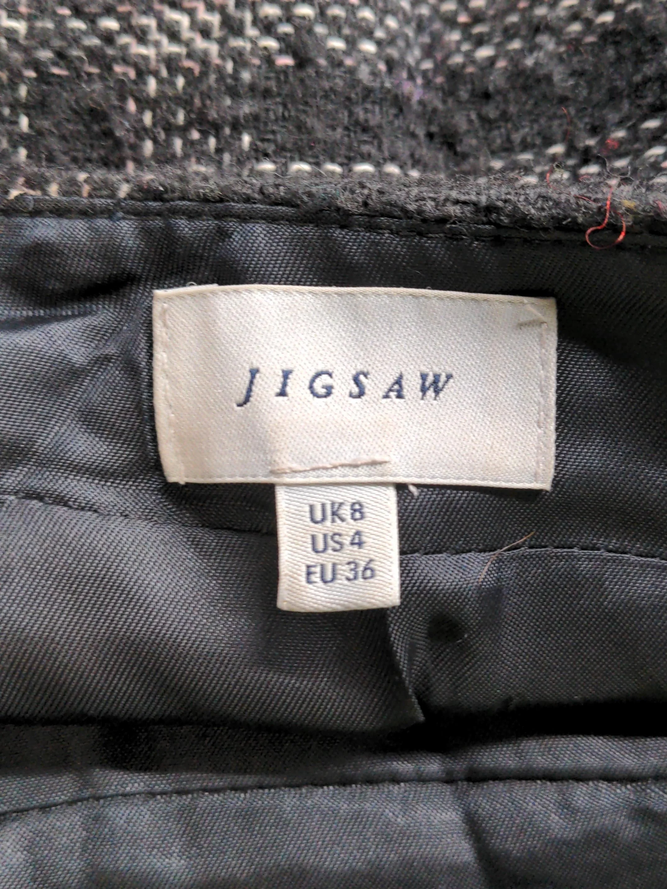 Jigsaw Women's Mini Skirt UK 8 Black Polyester - Image 5