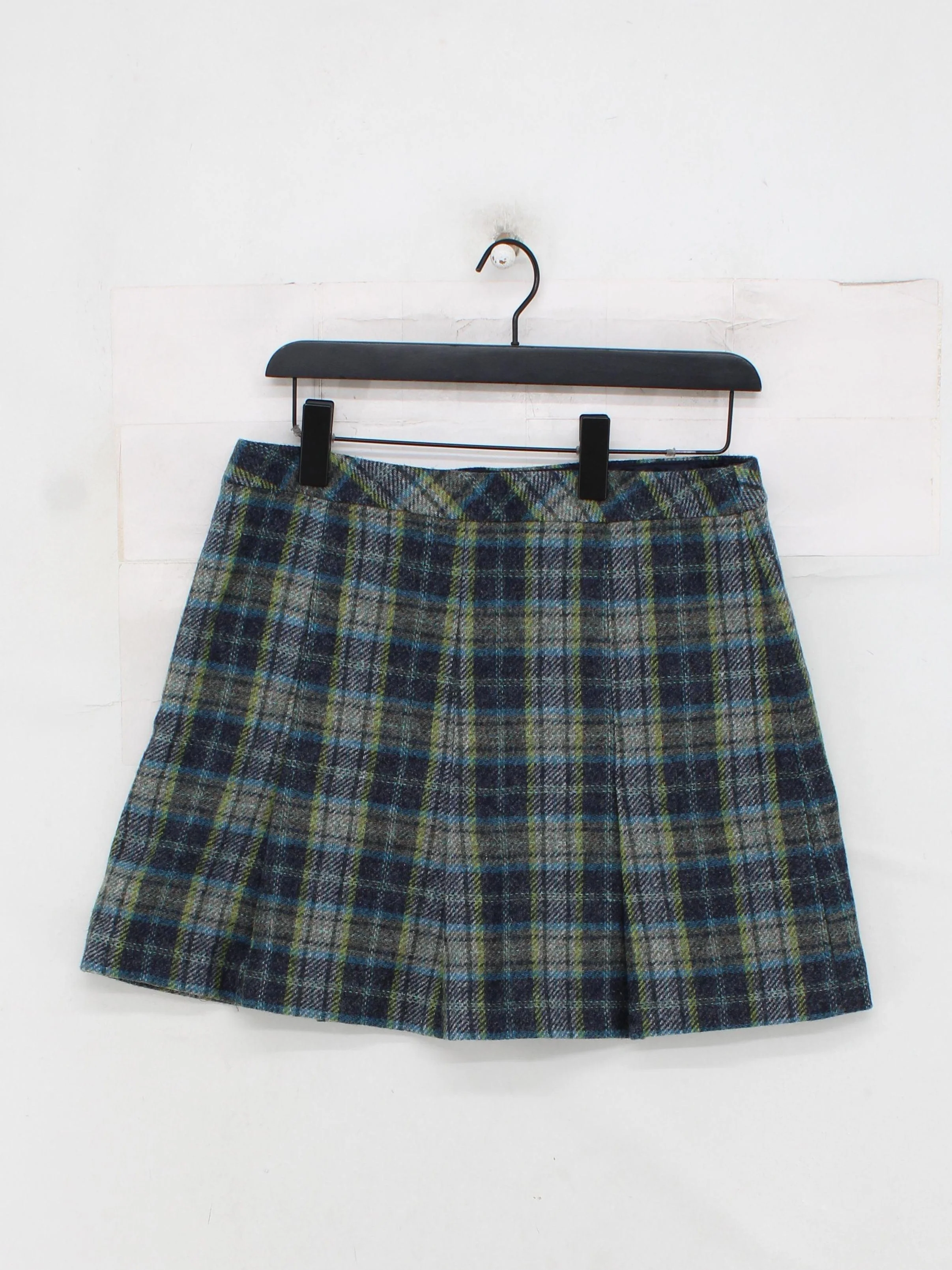 Jigsaw Women's Mini Skirt UK 8 Multi Checkered Wool with Viscose Short Mini - Image 2