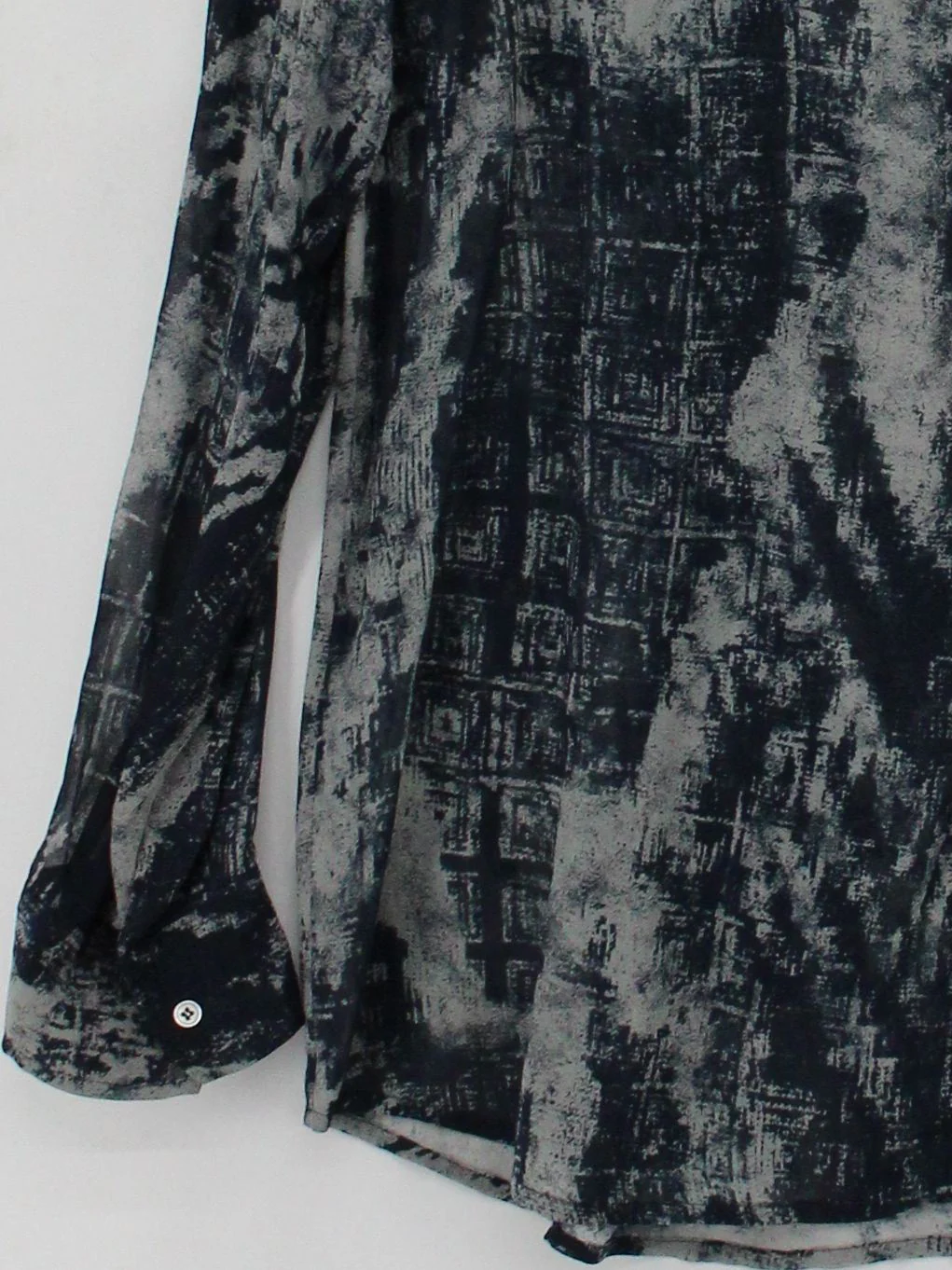 Jigsaw Women's Shirt UK 14 Multi 100% Silk Long Sleeve Collared Basic - Image 4