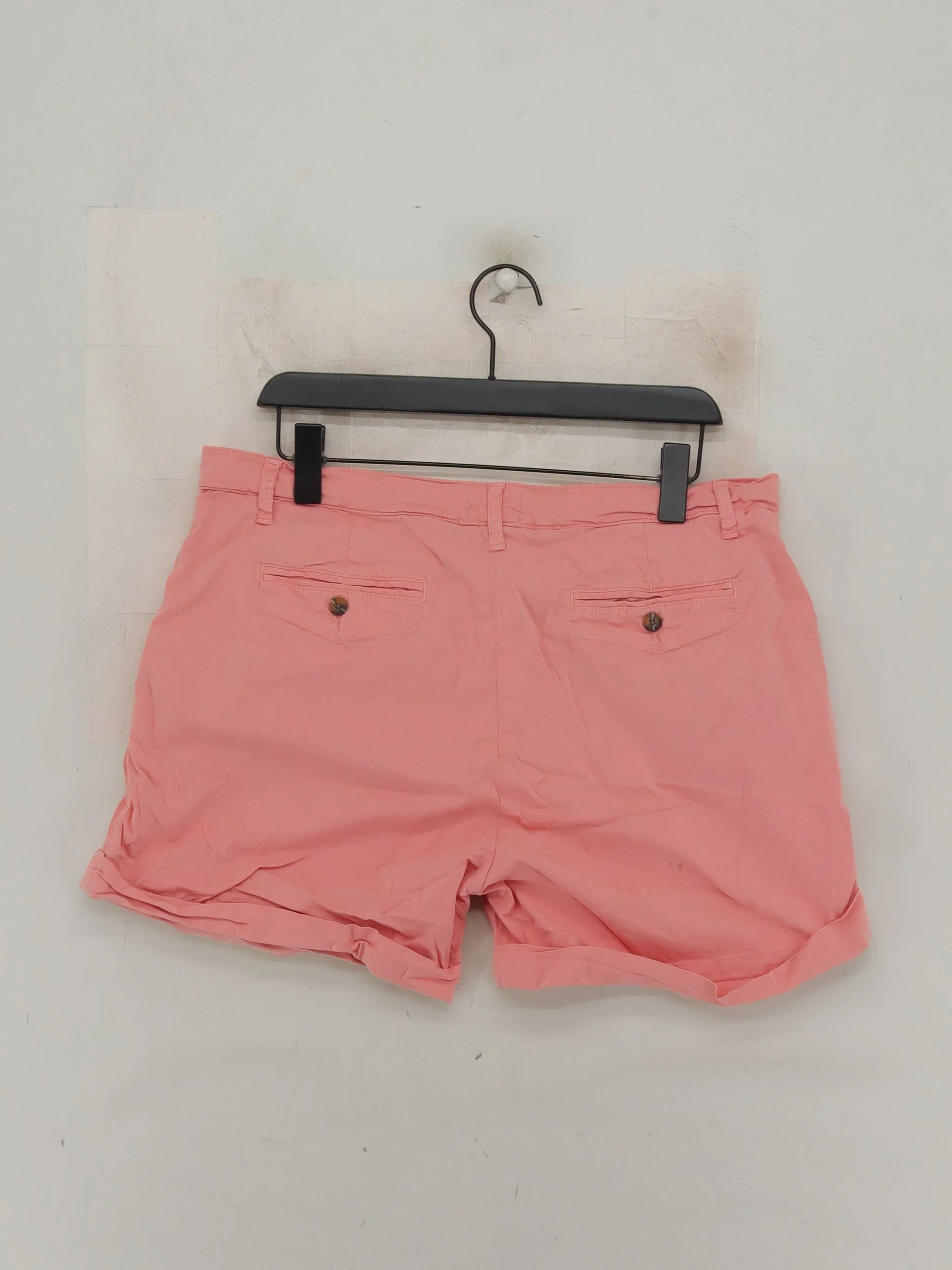 Jigsaw Women's Shorts UK 16 Pink Cotton with Elastane Mom - Image 2