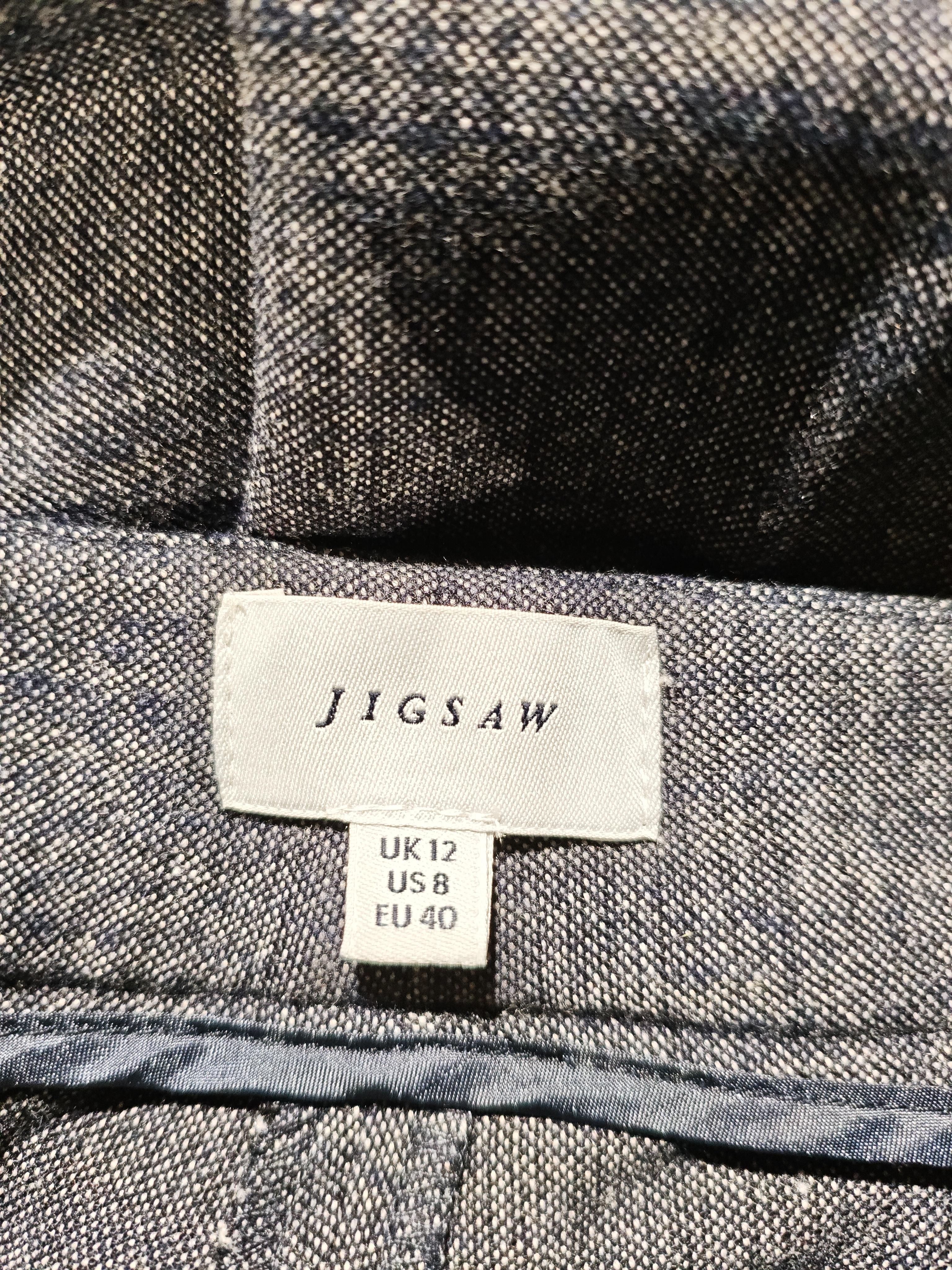 Jigsaw Women's Suit Trousers UK 12 Grey Viscose - Image 5