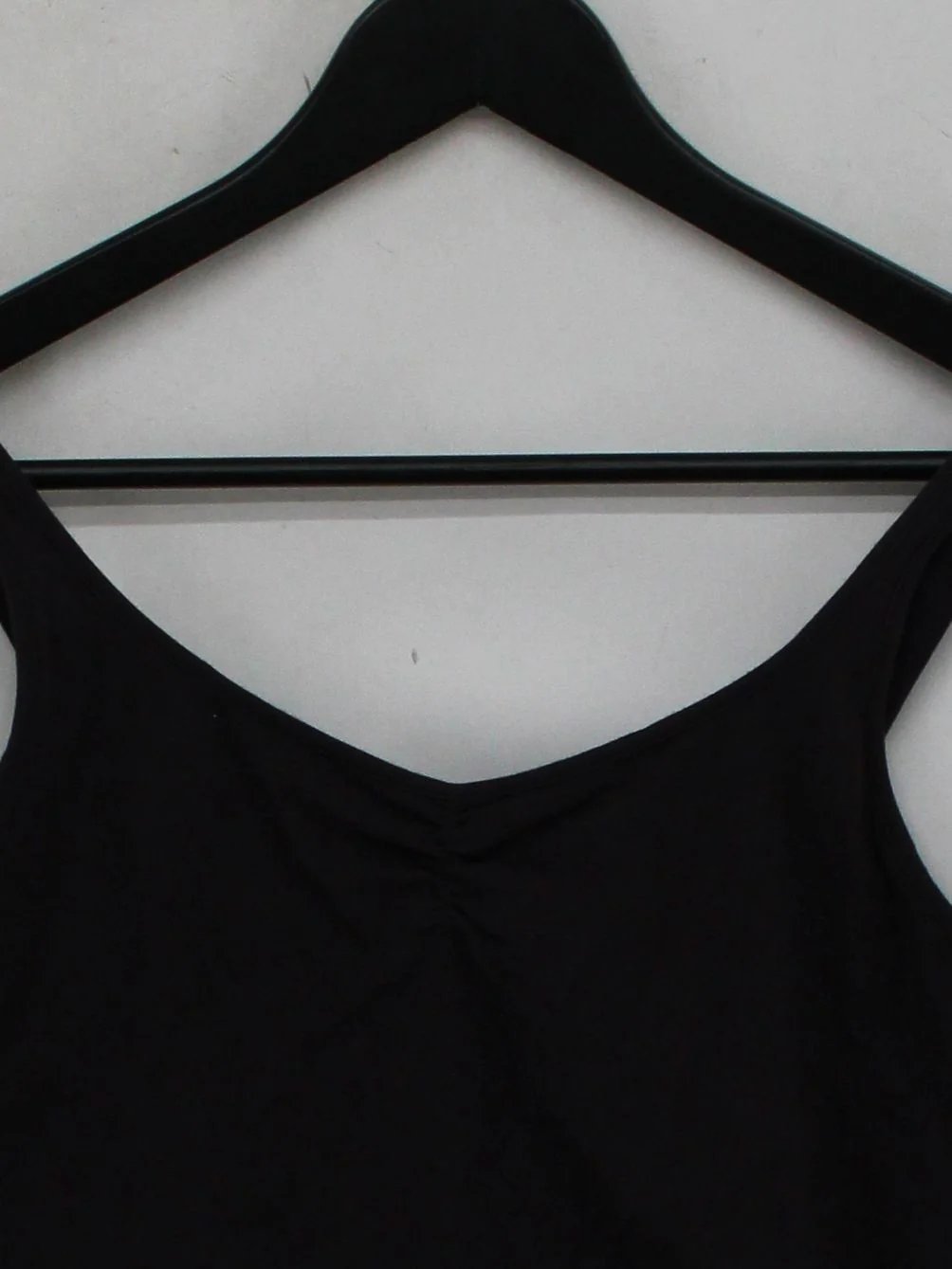 Jigsaw Women's T-Shirt L Black Cotton with Elastane Sleeveless V-Neck Camisole - Image 3