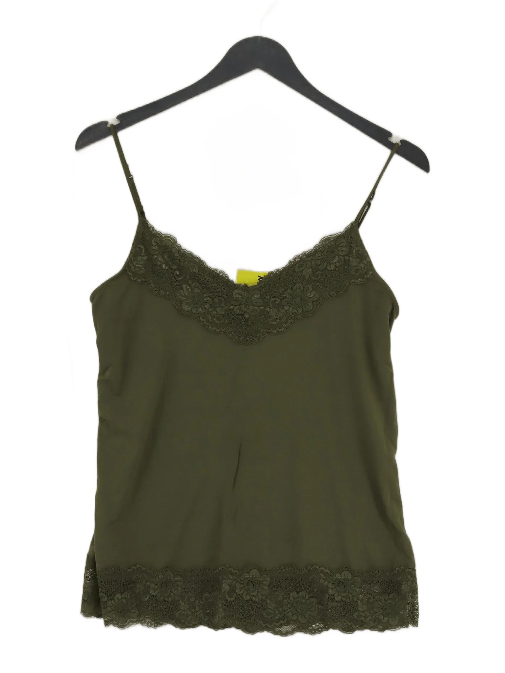 Jigsaw Women's T-Shirt M Green Lyocell Modal with Elastane, Polyamide Camisole
