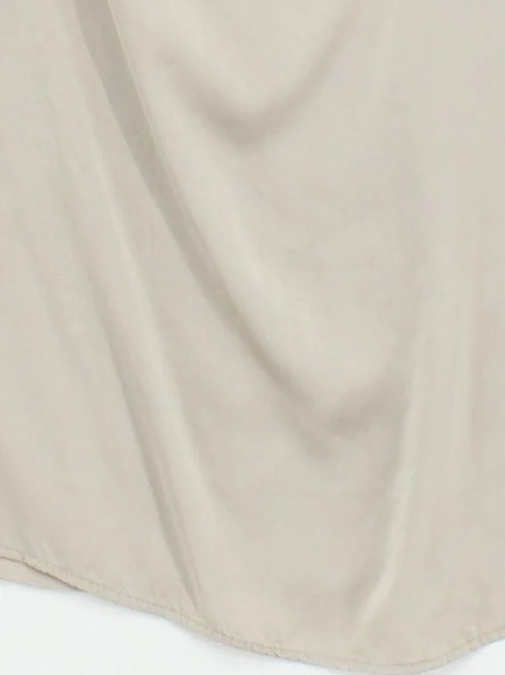 Jigsaw Women's Top L Cream Silk with Cotton, Lyocell Modal Basic - Image 4