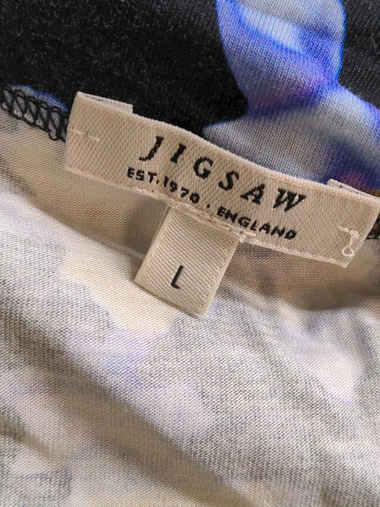 Jigsaw Women's Top L Multi Viscose with Elastane Basic - Image 5