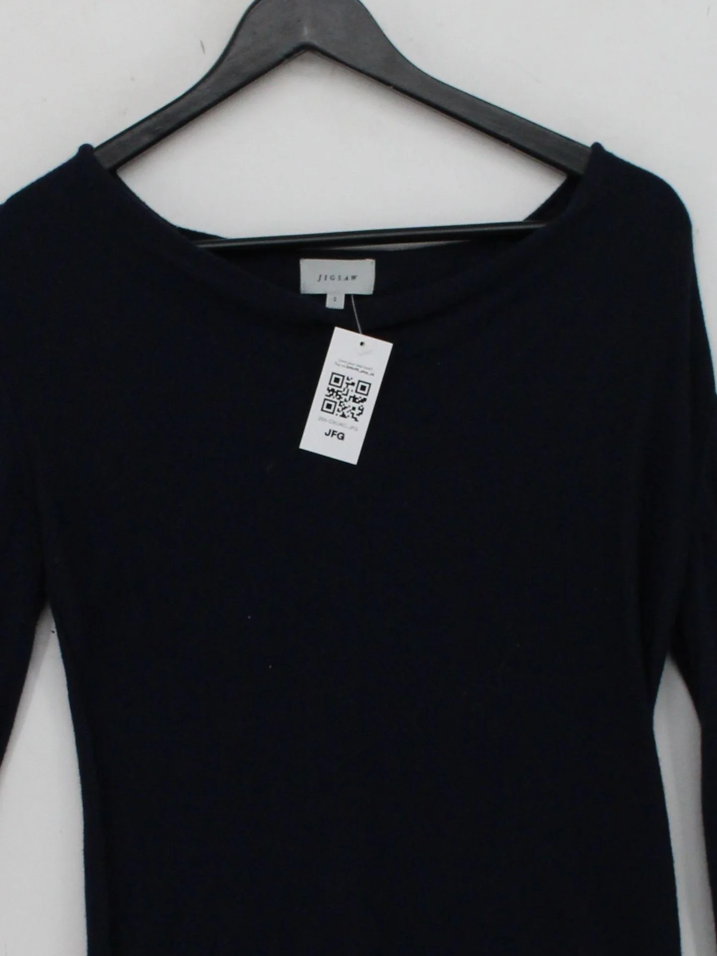 Jigsaw Women's Top S Blue Polyamide with Viscose, Wool, Silk, Cashmere Basic - Image 3