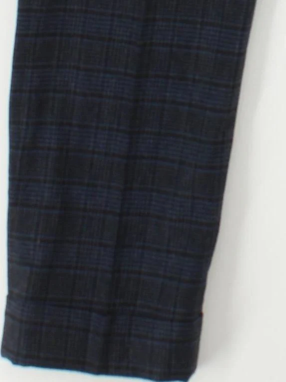 Jigsaw Women's Trousers M Blue Wool with Polyester, Elastane Chino - Image 4