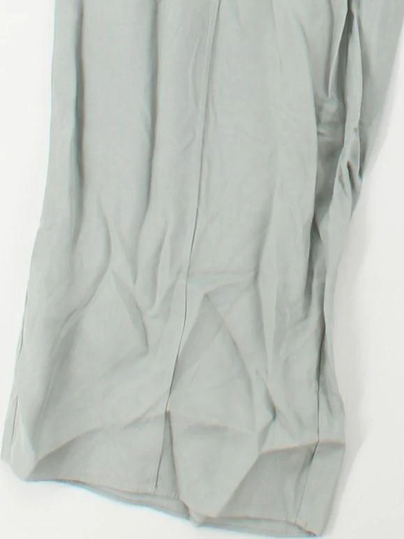 Jigsaw Women's Trousers UK 10 Grey 100% Viscose Wide-Leg Chino New with tags - Image 4