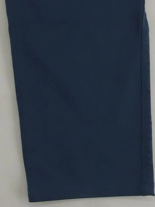 Jigsaw Women's Trousers UK 12 Blue Cotton with Elastane Straight Chino - Image 4
