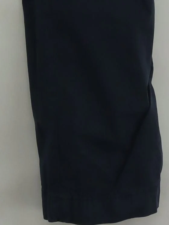 Jigsaw Women's Trousers UK 12 Blue Cotton with Elastane Straight Chino - Image 4