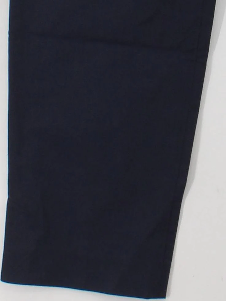 Jigsaw Women's Trousers UK 12 Blue Cotton with Viscose, Elastane Tapered Chino - Image 4