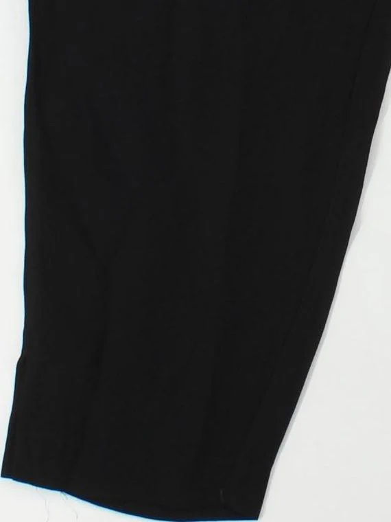 Jigsaw Women's Trousers UK 14 Black Viscose with Polyester Tapered Cropped - Image 4