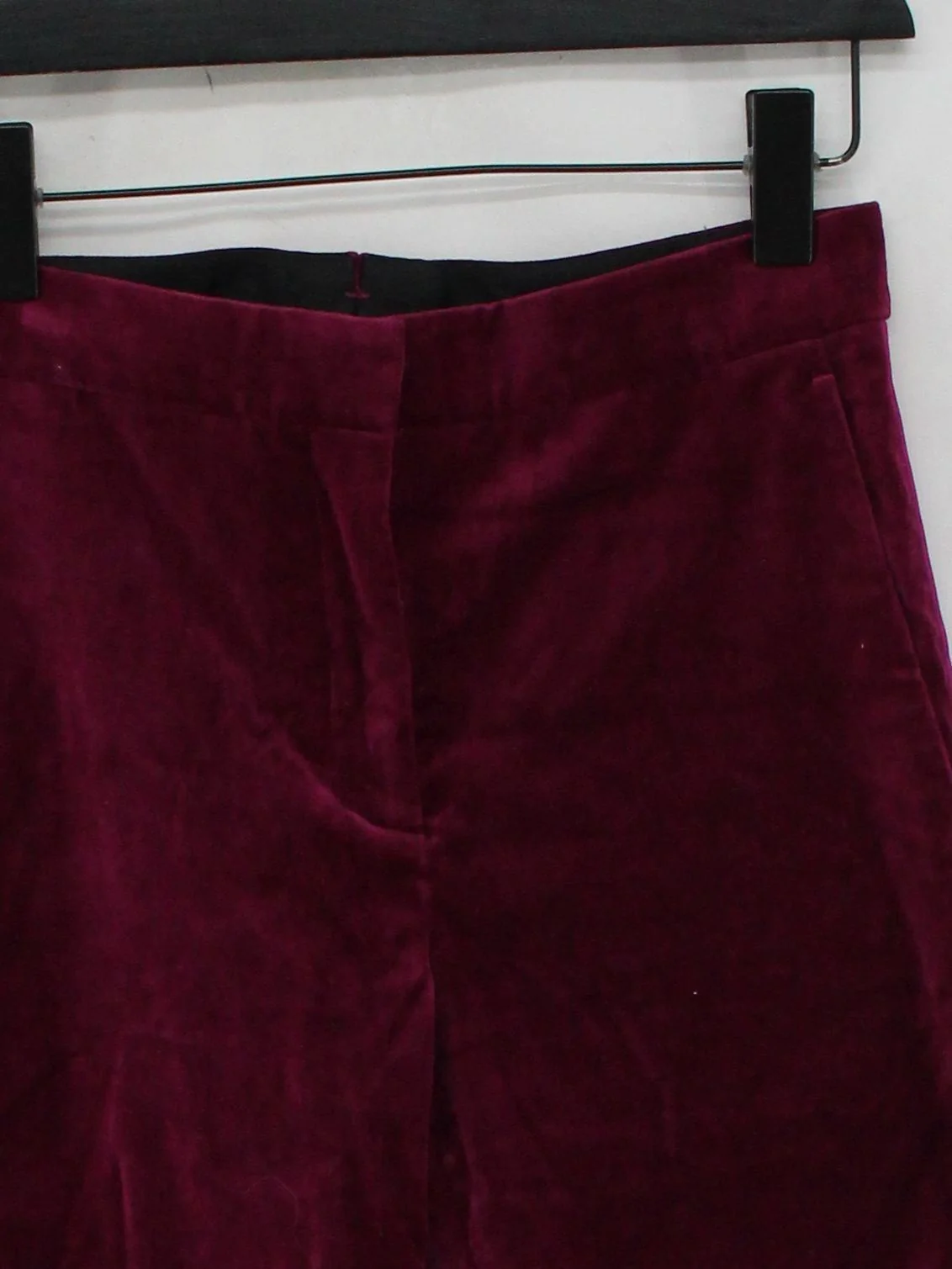 Jigsaw Women's Trousers UK 8 Red Polyester with Elastane Wide-Leg Sweatpants - Image 3