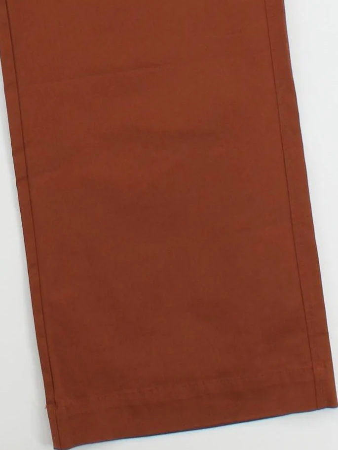 Jigsaw Women's Trousers UK 8 Tan 100% Cotton Wide-Leg Chino - Image 4