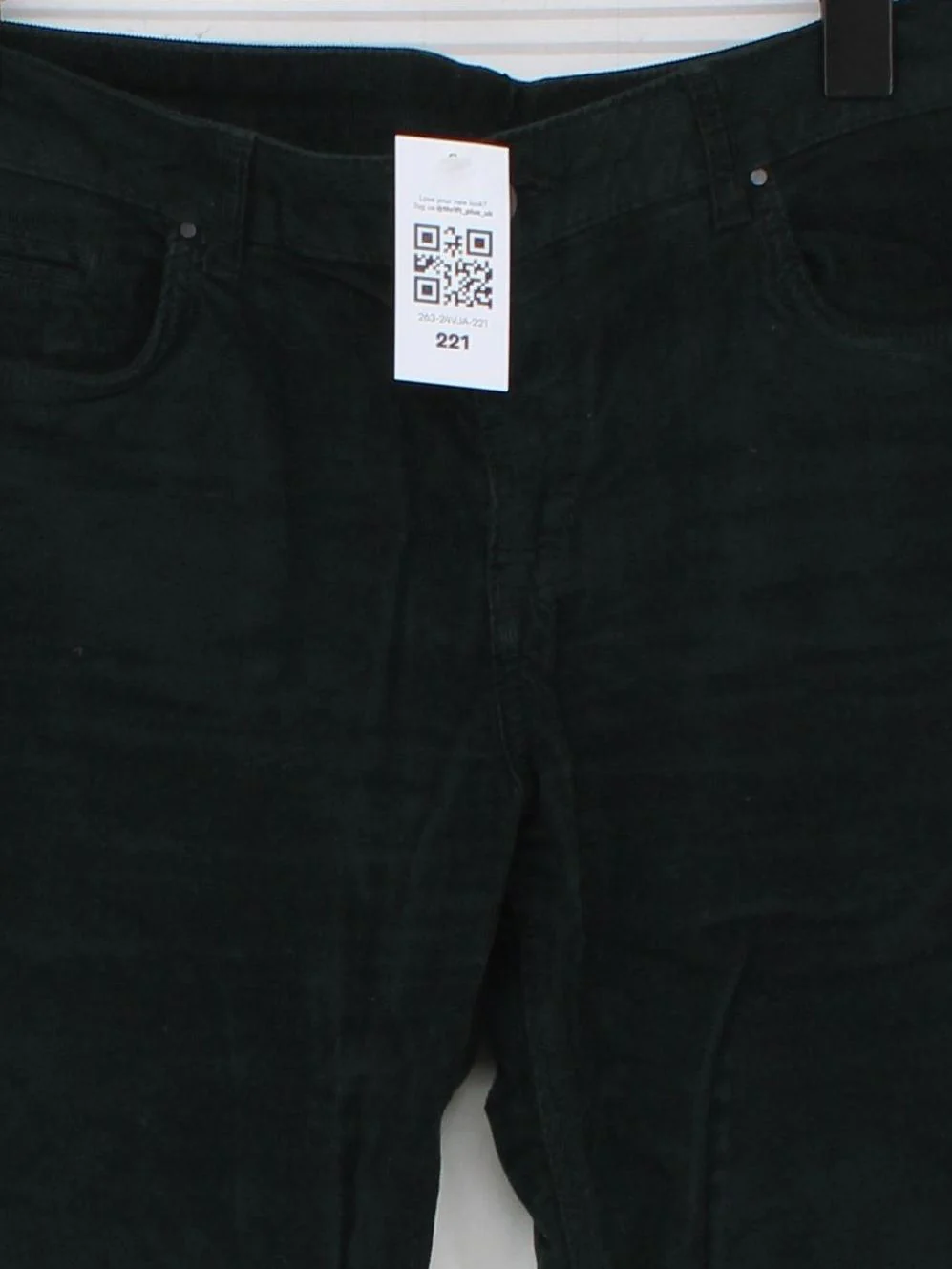 Jigsaw Women's Trousers W 28 in; L 32 in Green Cotton with Elastane Skinny Chino - Image 3