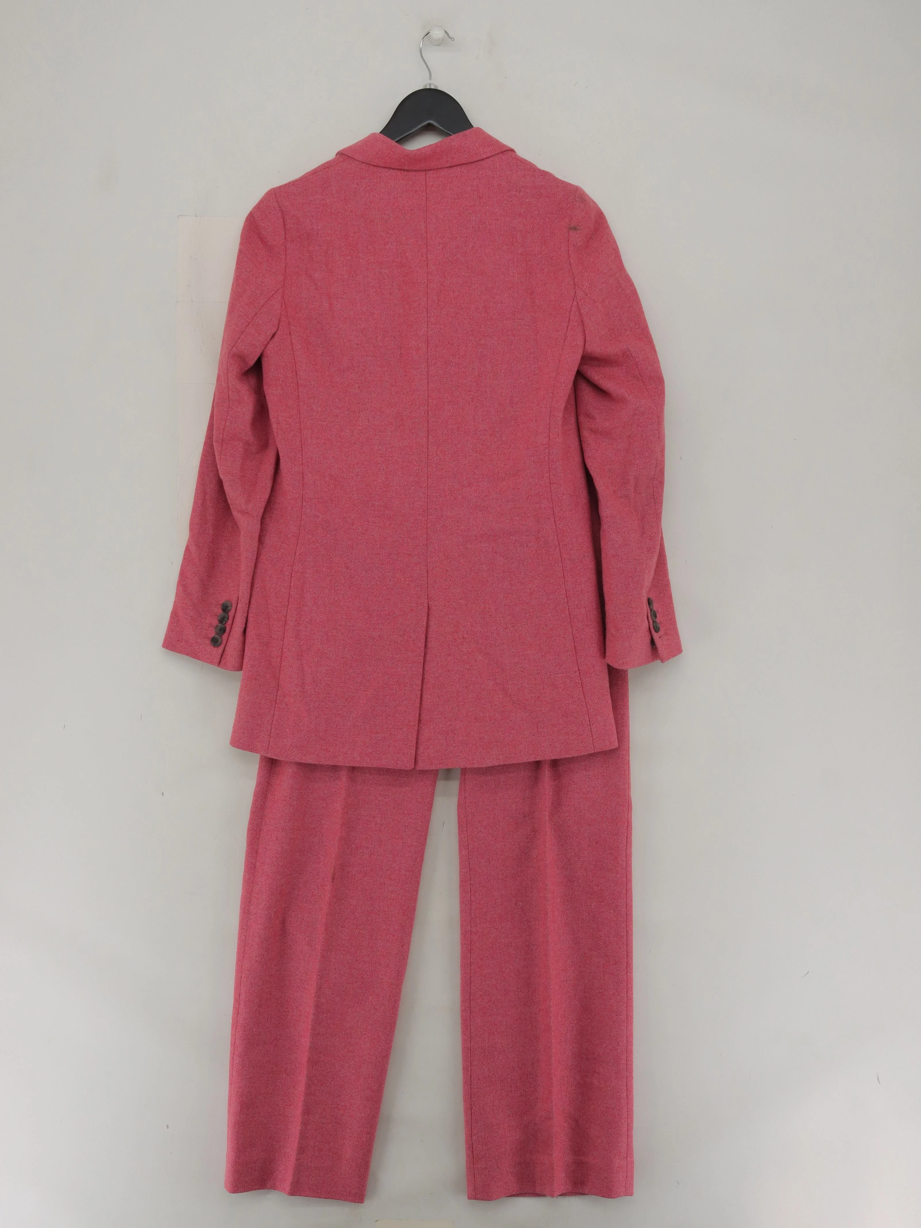 Jigsaw Women's Two Piece Suit UK 6 Pink Wool - Image 2