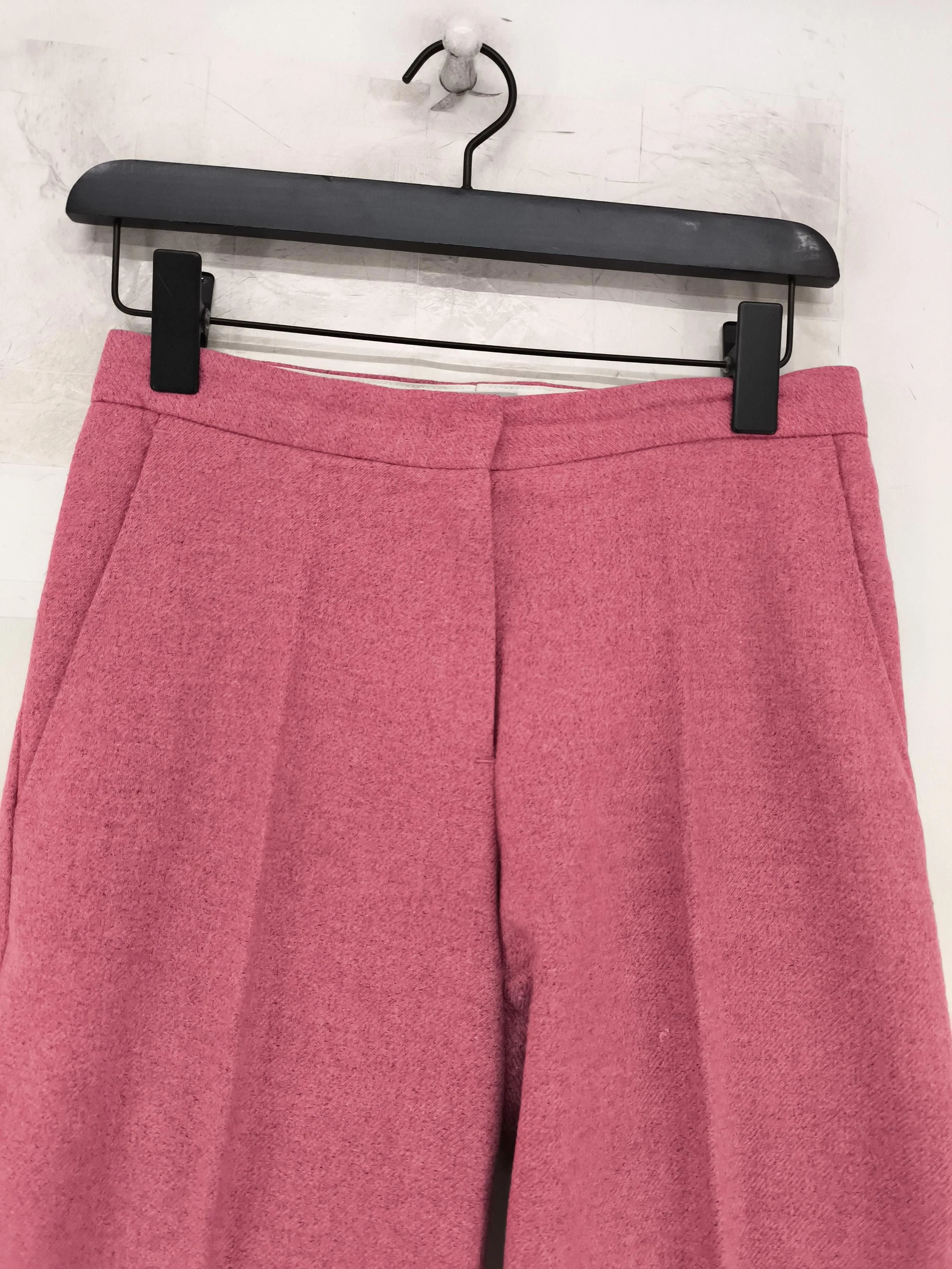 Jigsaw Women's Two Piece Suit UK 6 Pink Wool - Image 5