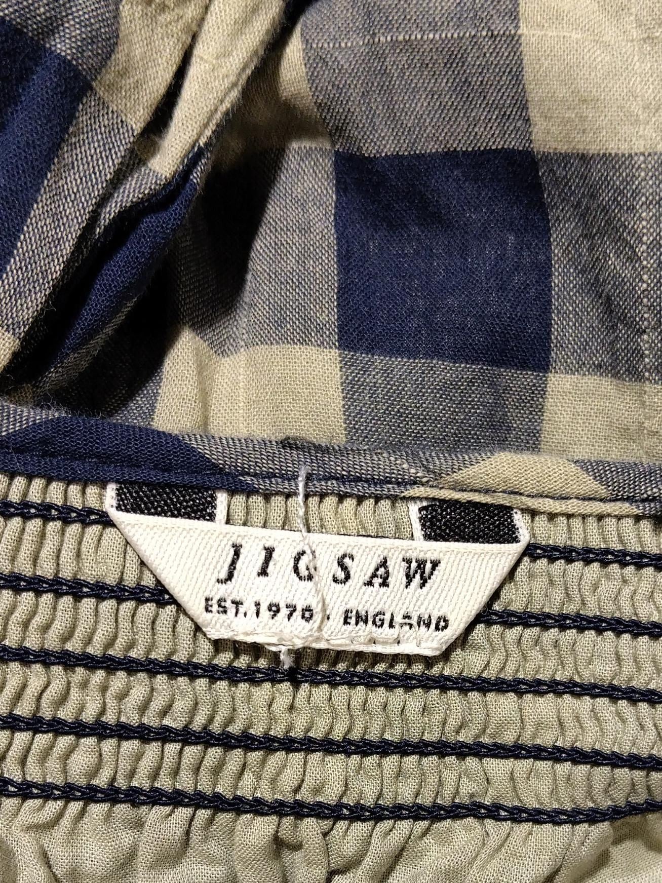 Jigsaw Wrap Maxi Dress M in Blue - Image 5
