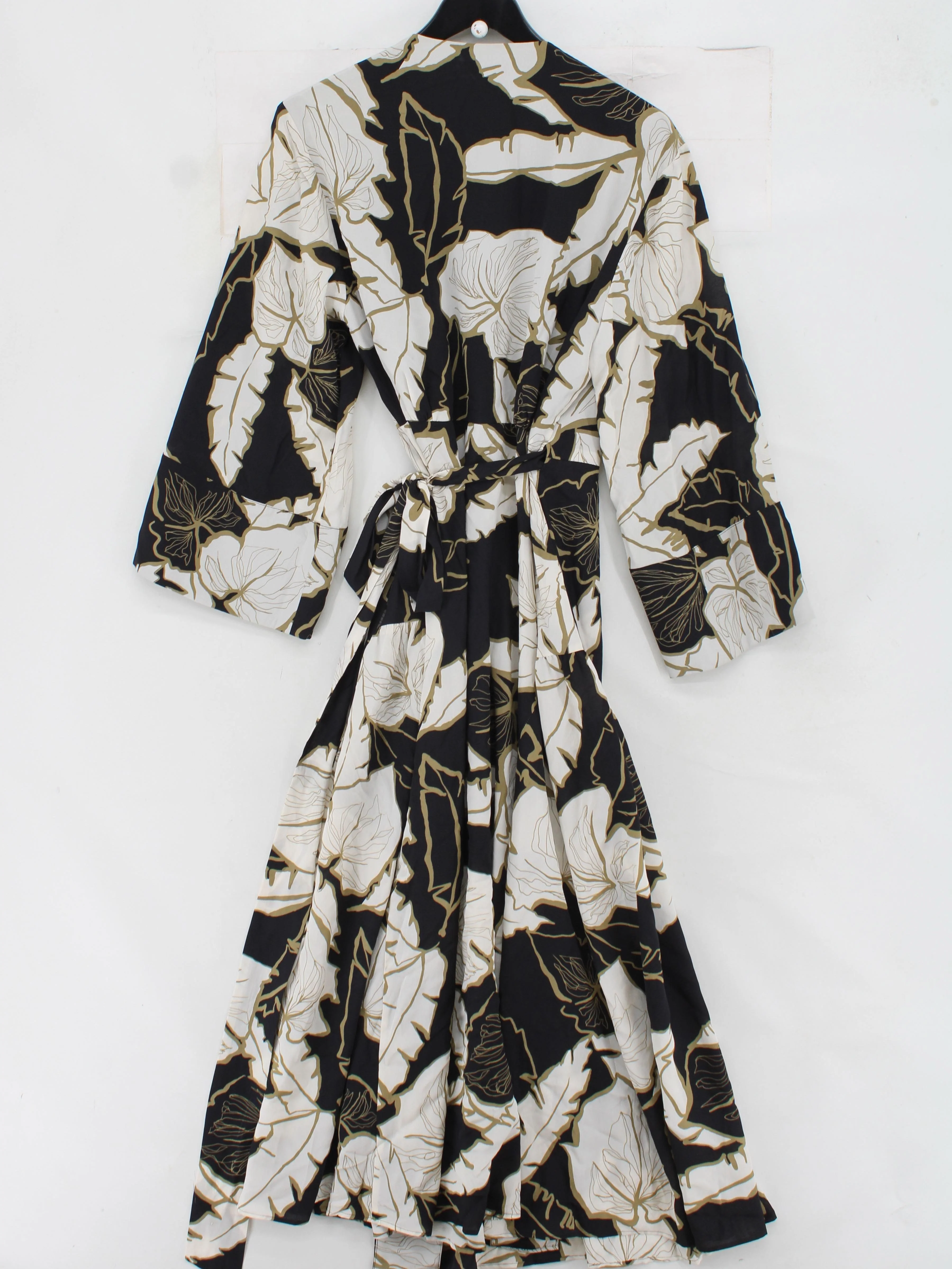 Jigsaw Wrap Midi Dress UK14 in Multi - Image 2