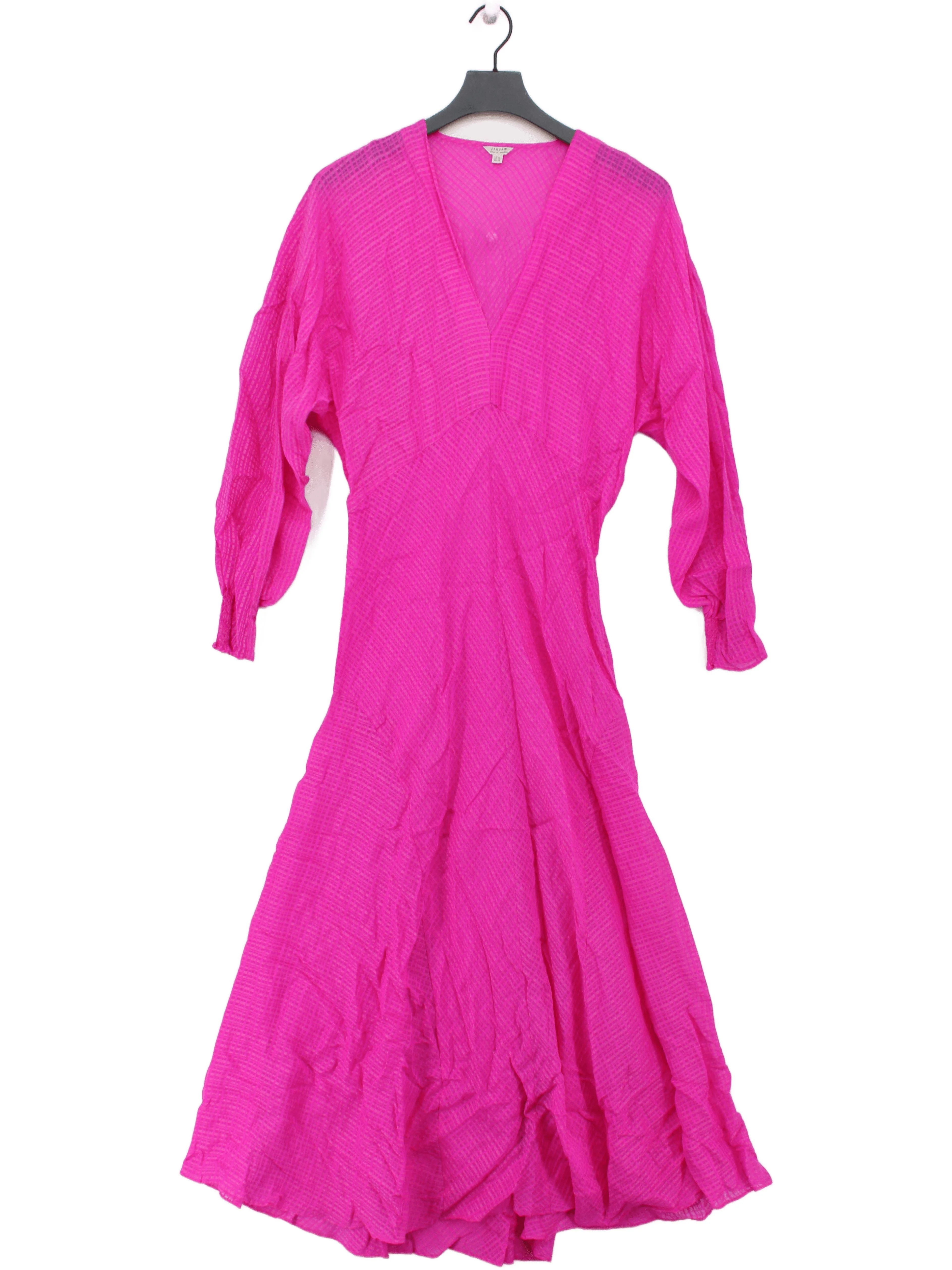 Jigsaw Wrap Midi Dress UK16 in Pink RRP £295 - Image 2