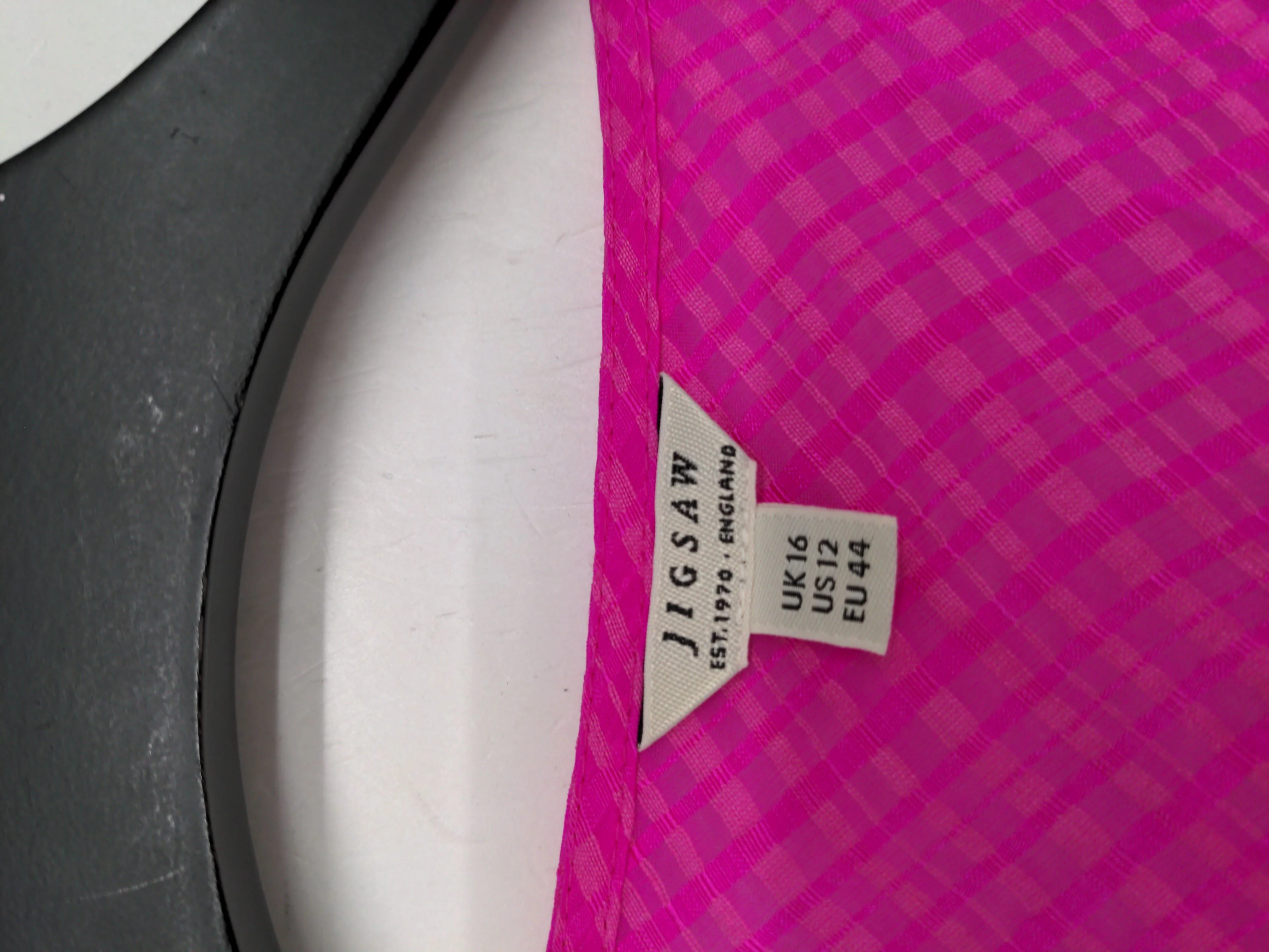 Jigsaw Wrap Midi Dress UK16 in Pink RRP £295 - Image 6