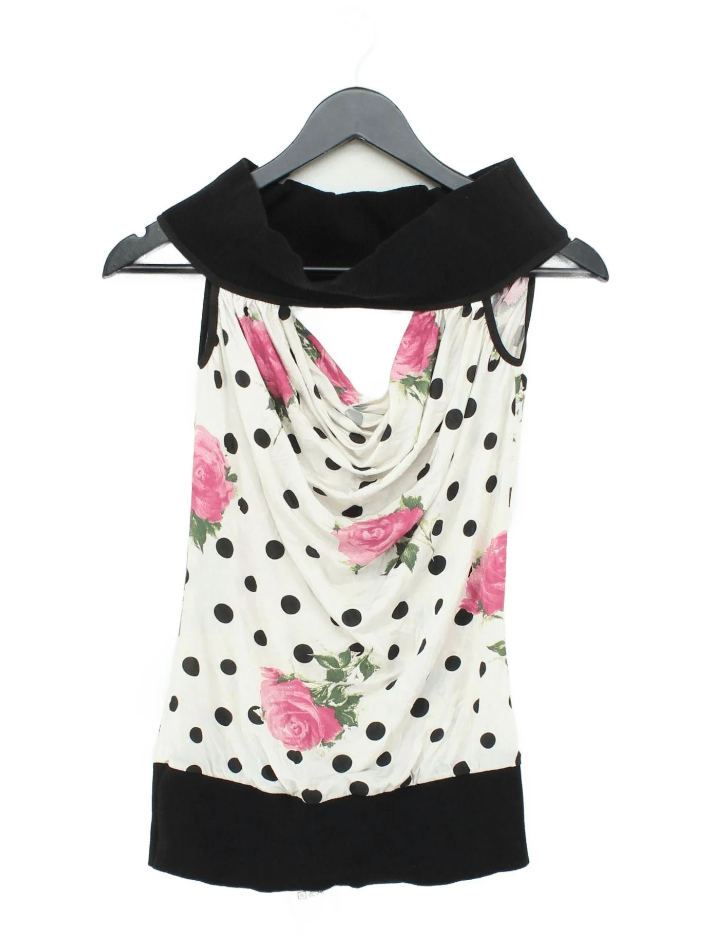 Jiki Monte-Carlo Creations Women's Top UK 12 White Viscose with Elastane Basic