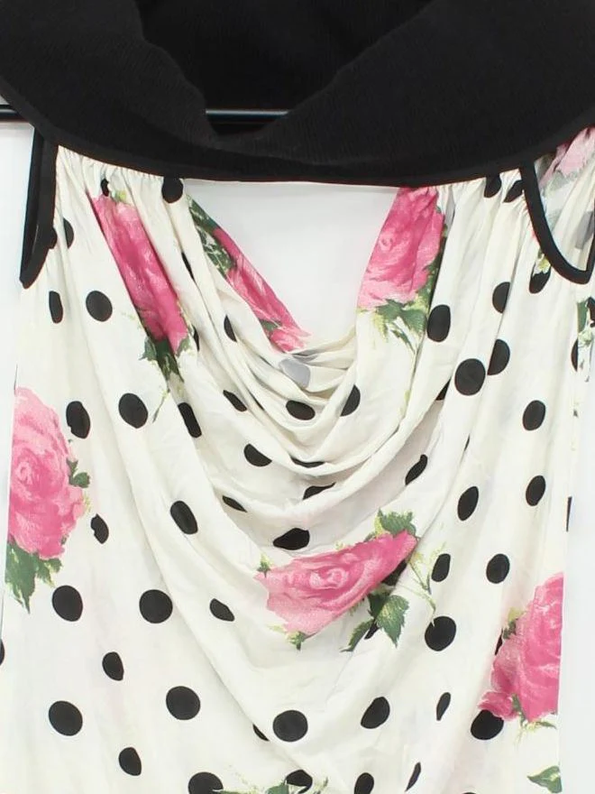 Jiki Monte-Carlo Creations Women's Top UK 12 White Viscose with Elastane Basic - Image 3