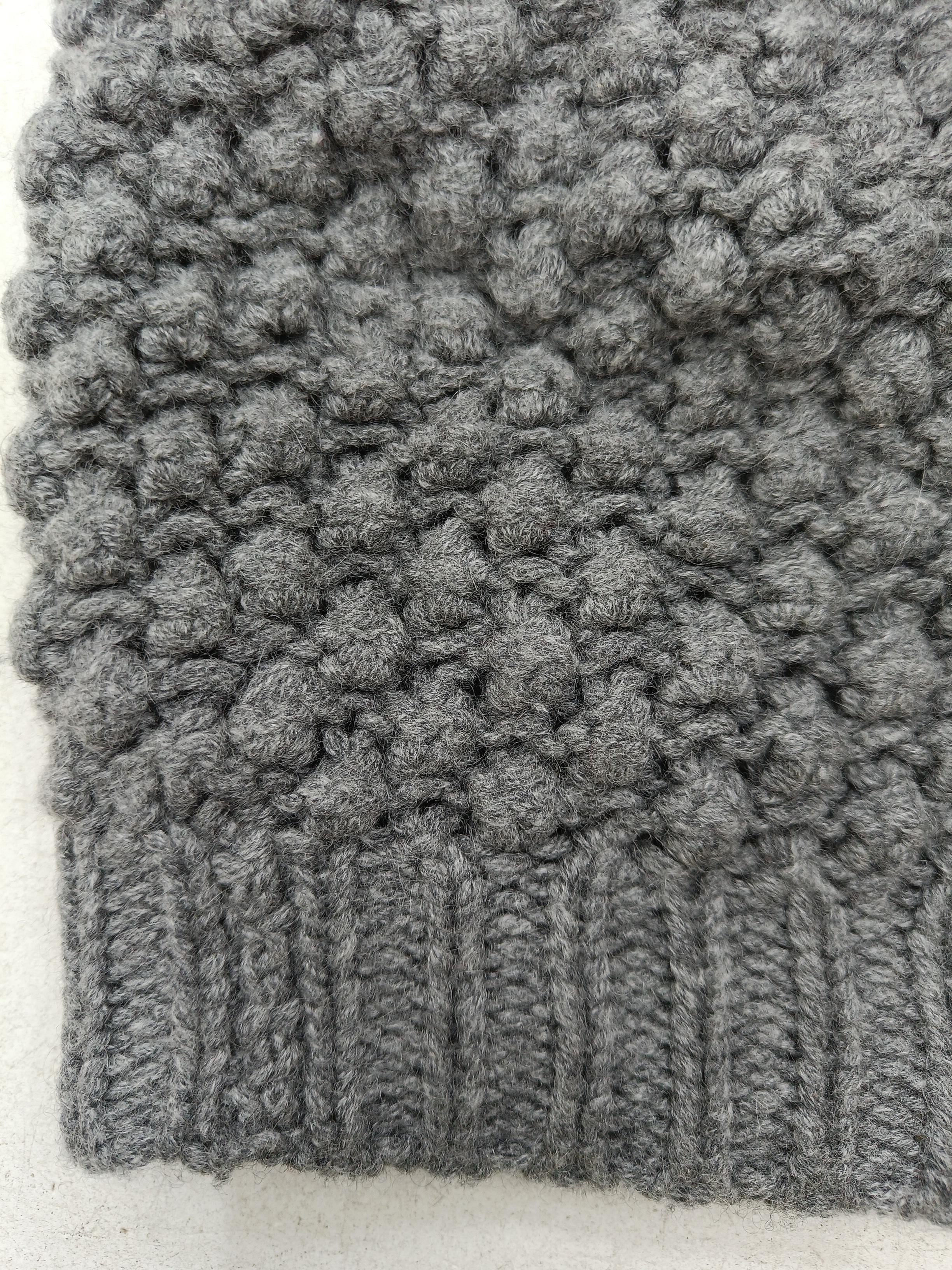 Jil Sander Men's Hat M Grey 100% Cashmere Beanie - Image 3