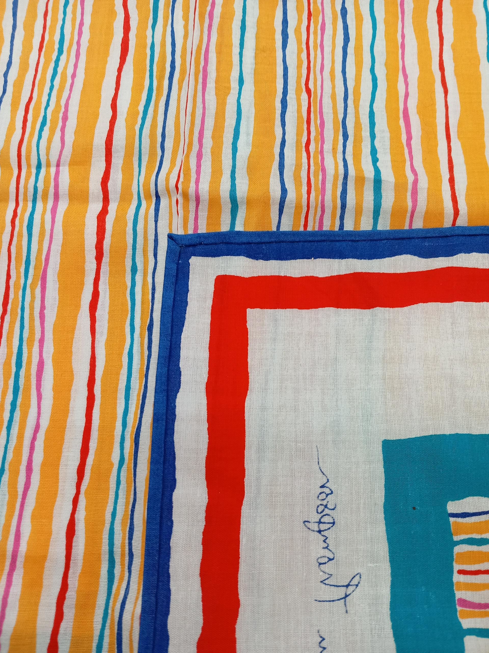 Jim Thompson Women's Scarf Multi Striped 100% Silk Rectangle Scarf - Image 4