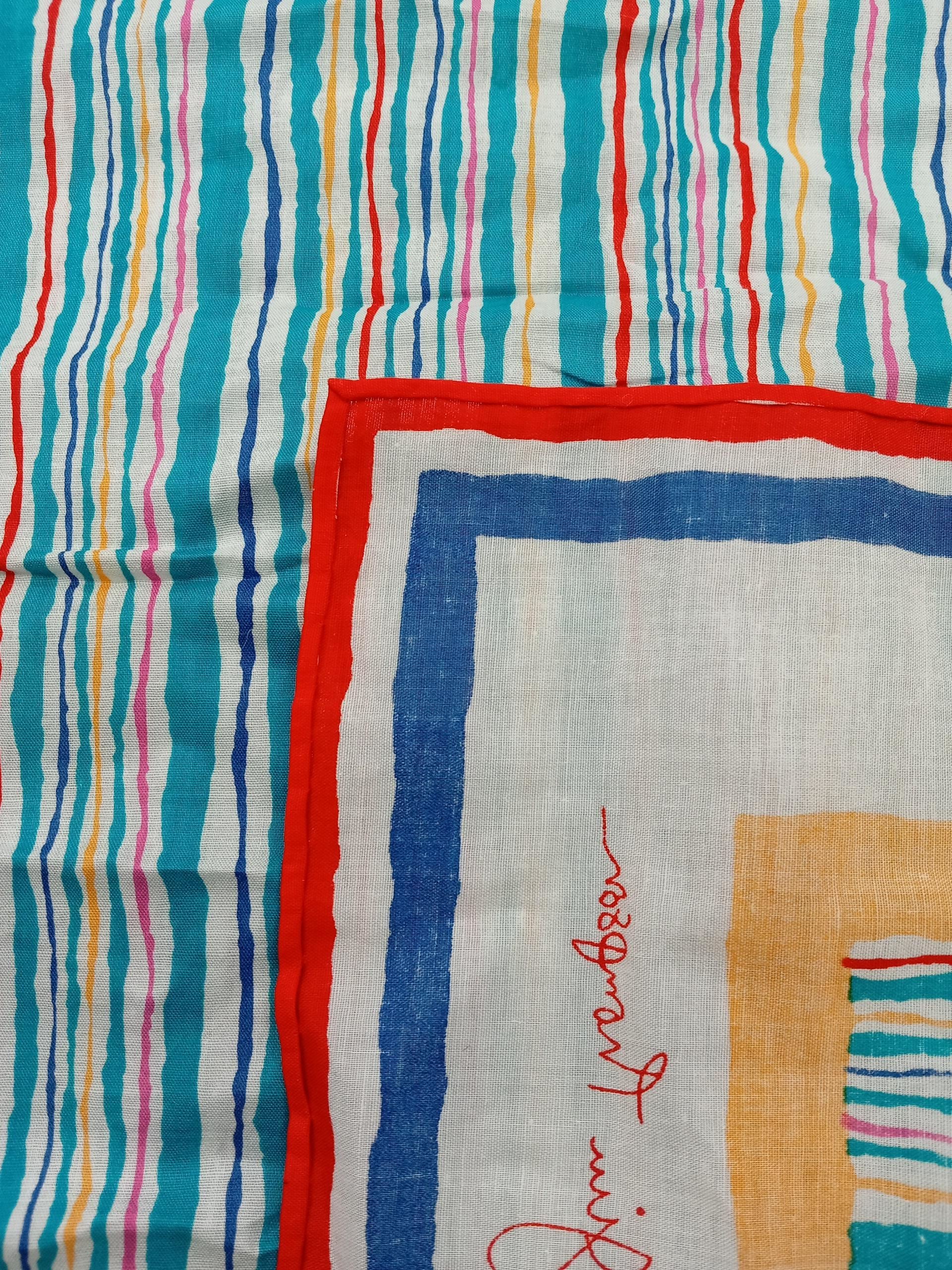 Jim Thompson Women's Scarf Multi Striped 100% Silk Rectangle Scarf - Image 4