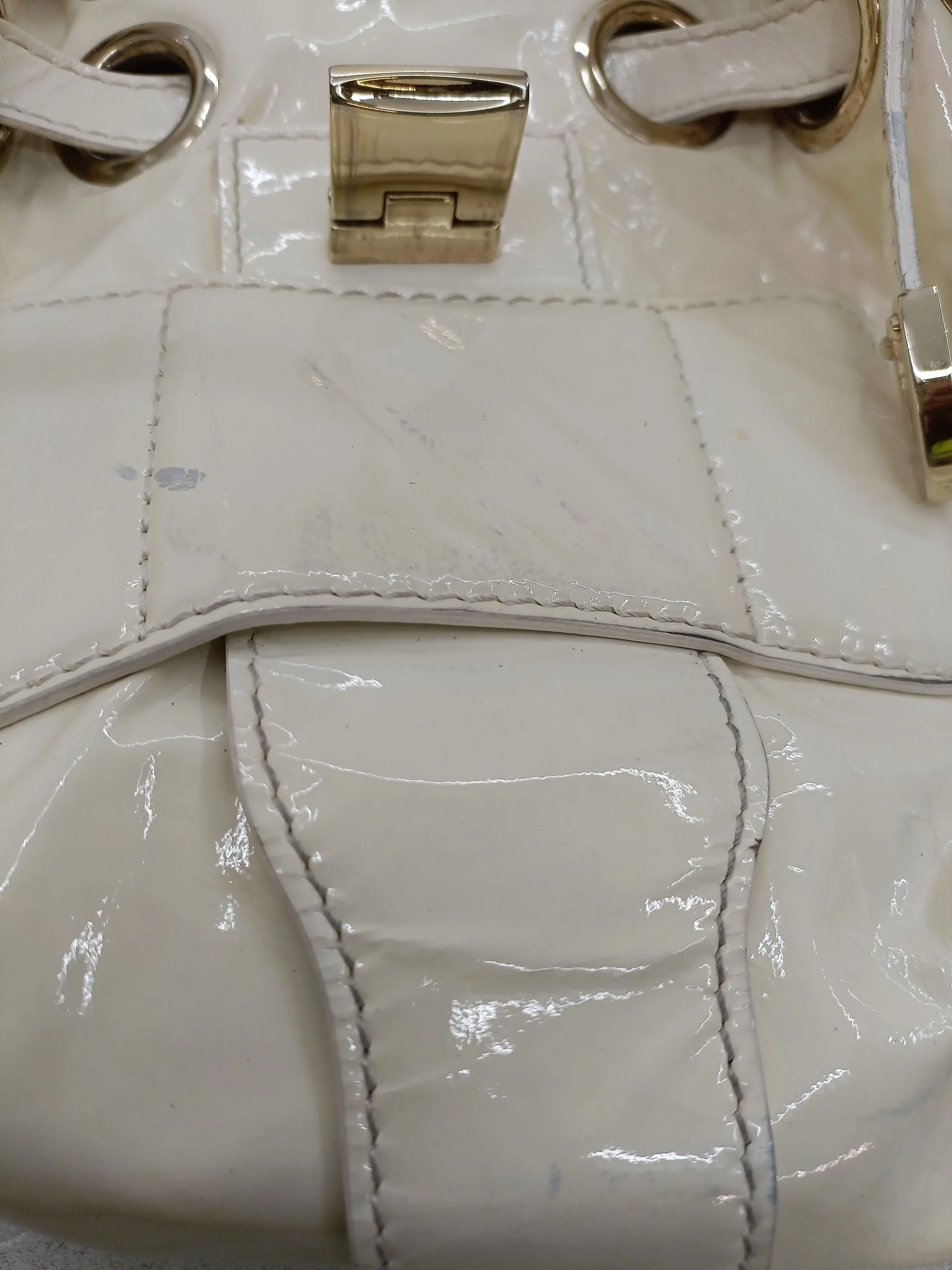Jimmy Choo Women's Bag Cream 100% Leather Shoulder Bag - Image 6
