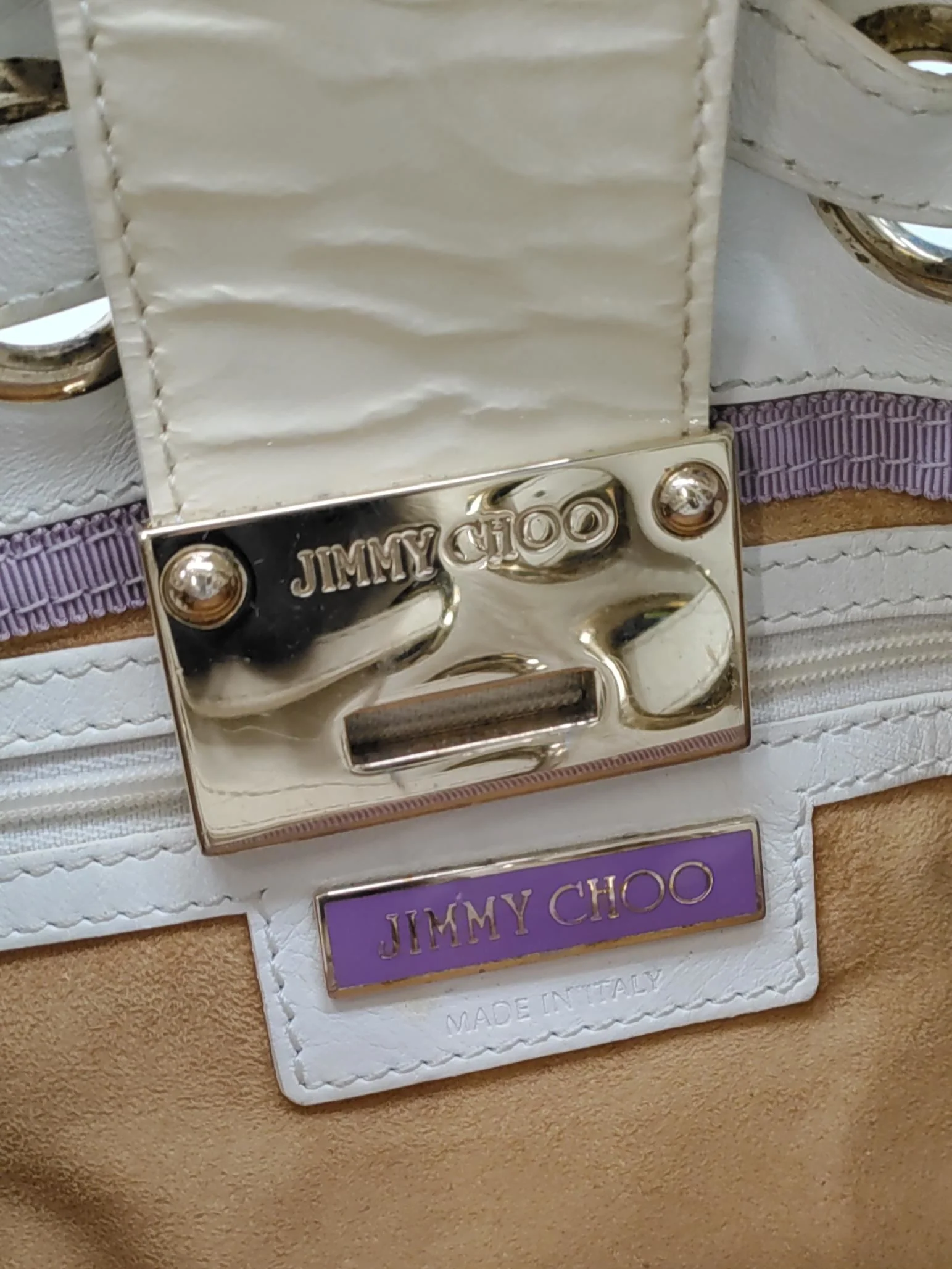 Jimmy Choo Women's Bag Cream 100% Leather Shoulder Bag - Image 7