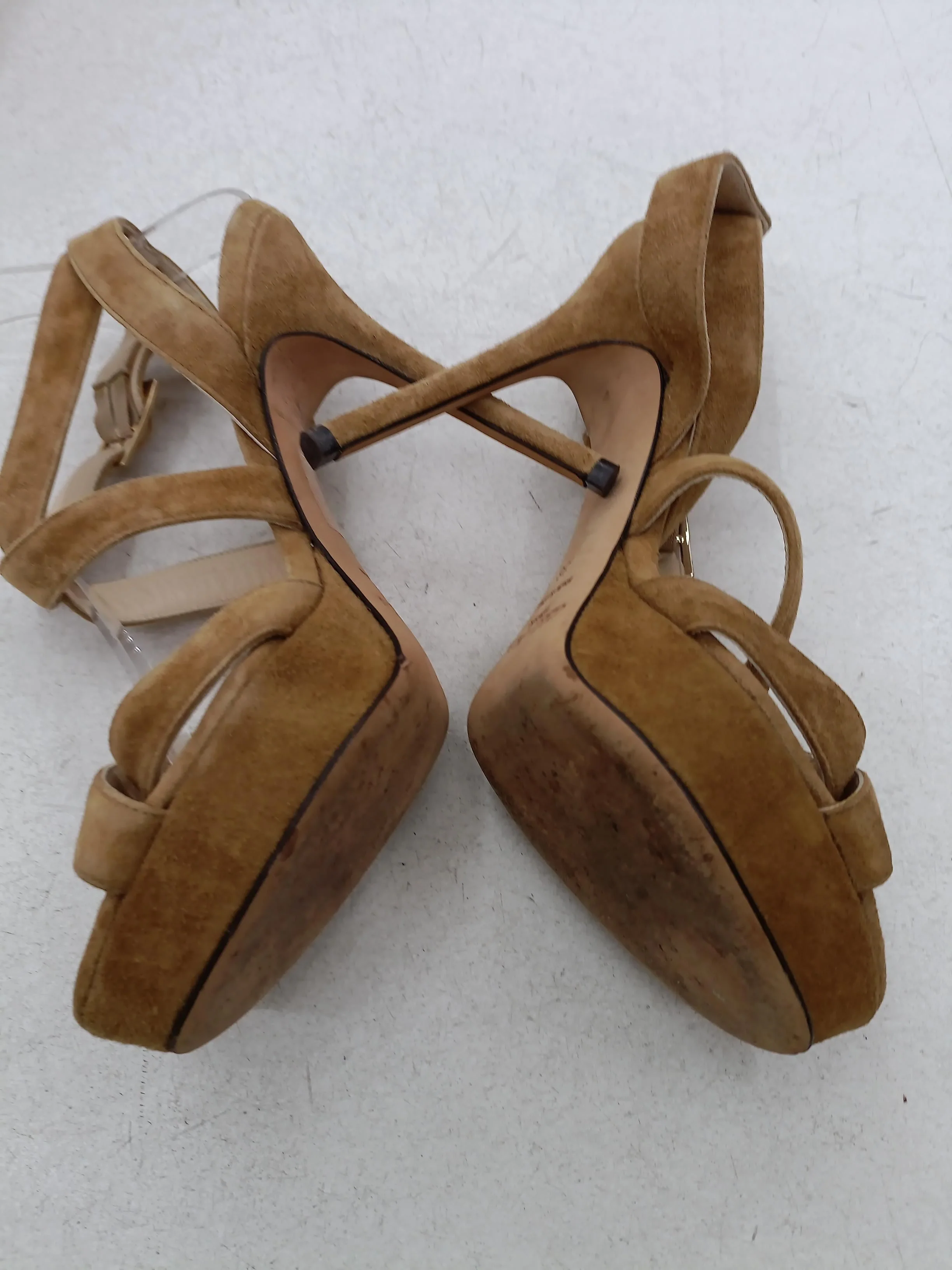 Jimmy Choo Women's Heels UK 3 Tan 100% Suede Strappy - Image 7