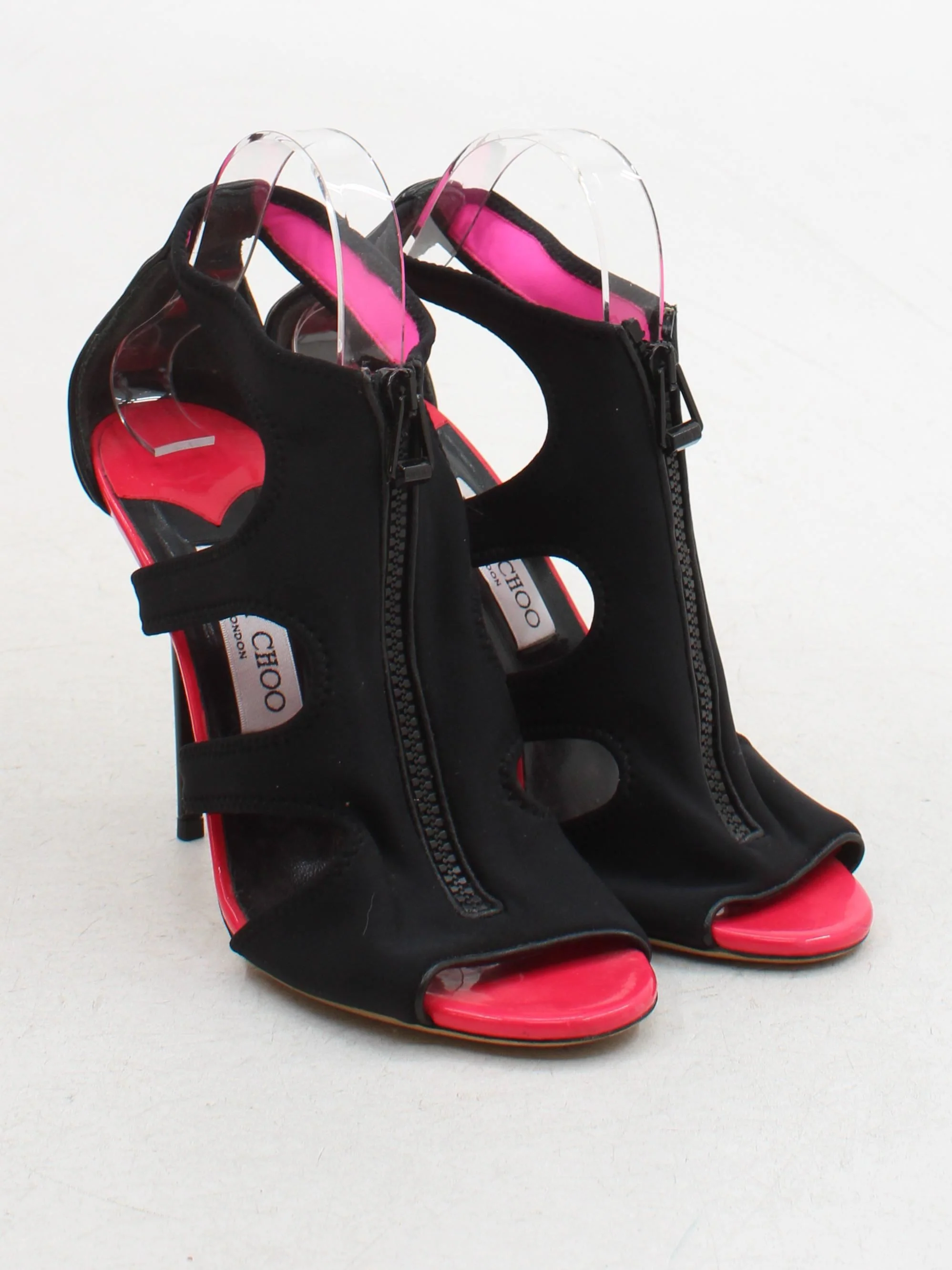 Jimmy Choo Women's Heels UK 6 Black 100% Other Strappy - Image 4