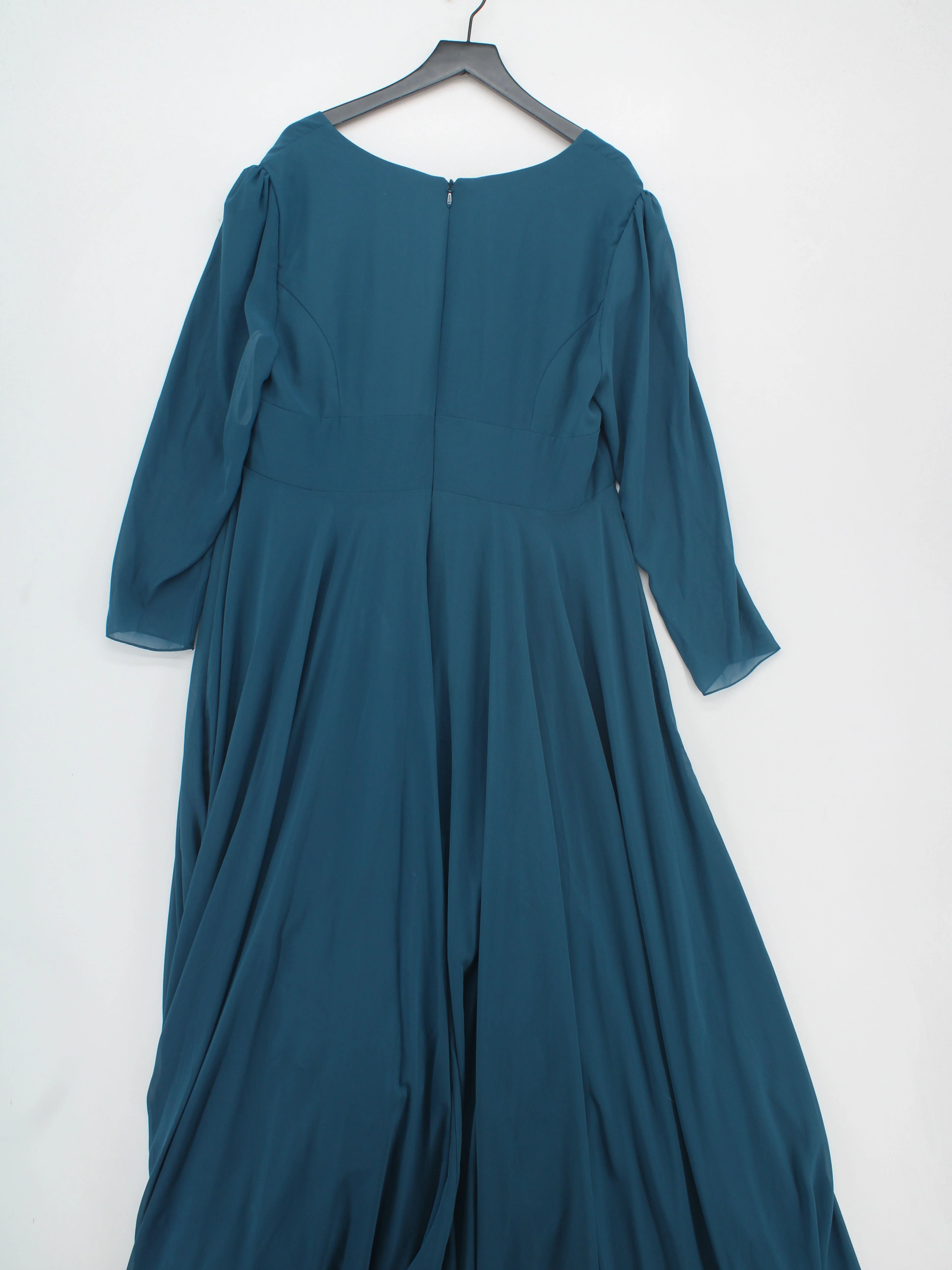 JJ's House A-Line Maxi Dress UK22 in Blue - Image 2