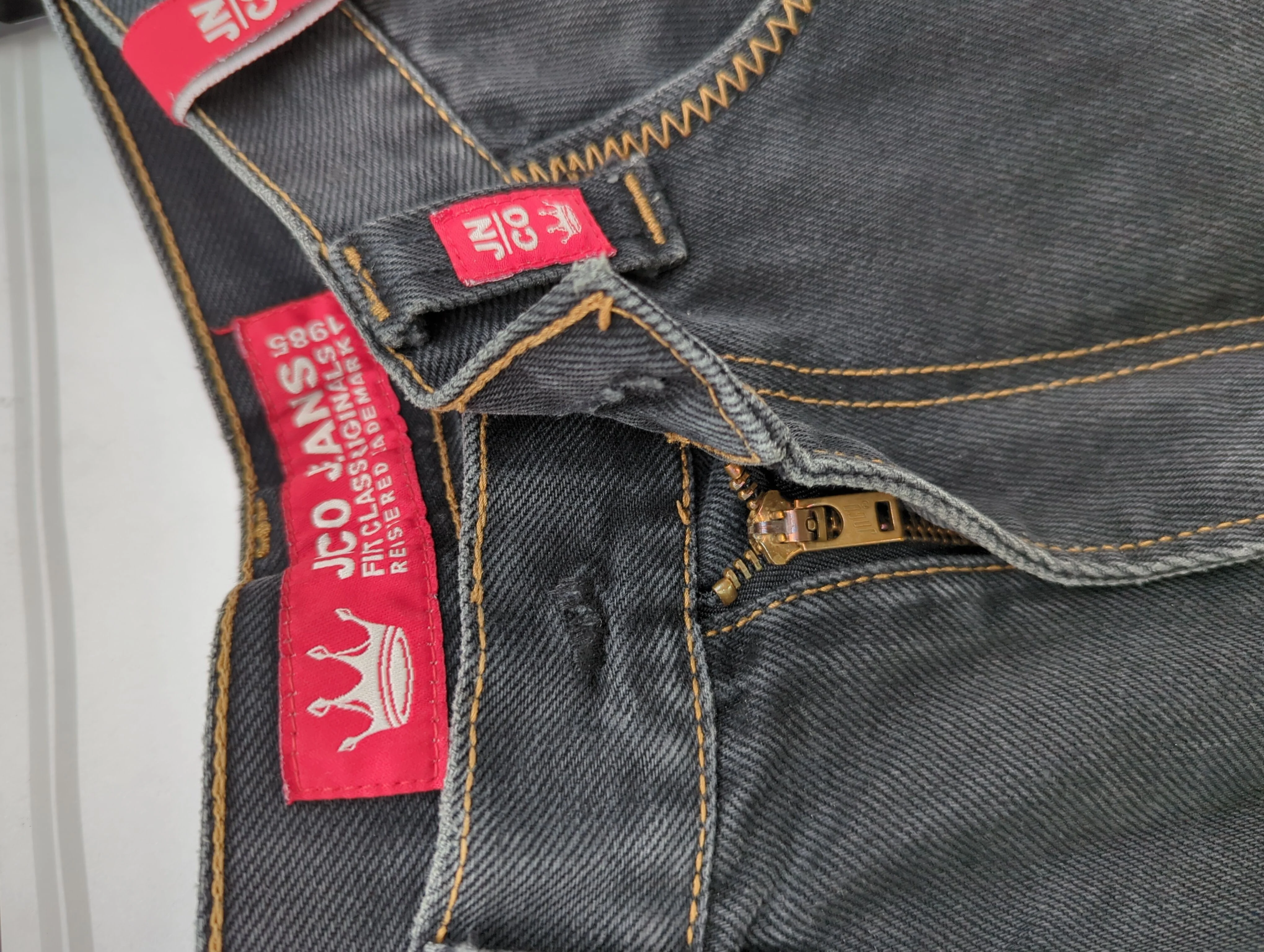 JNCO Jeans Men's Shorts L Black Graphic 100% Cotton Chino - Image 5