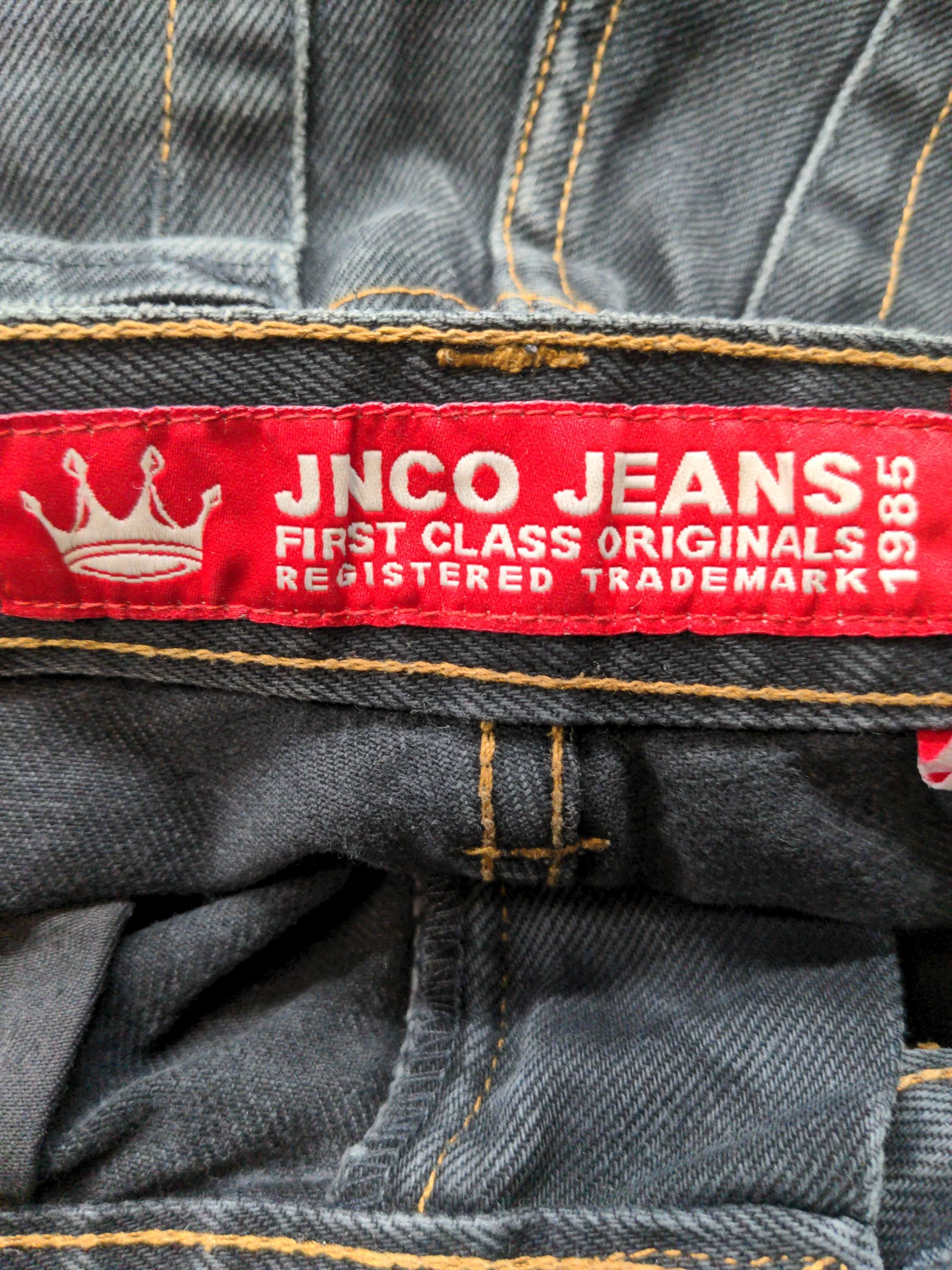 JNCO Jeans Men's Shorts L Black Graphic 100% Cotton Chino - Image 7