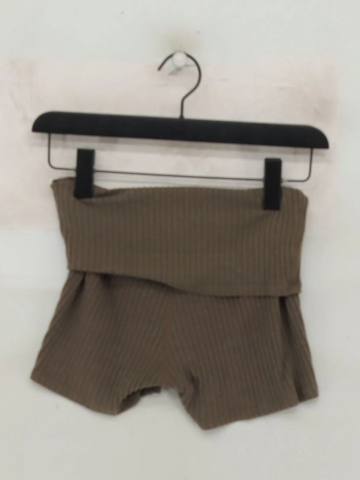 JOAH BROWN Women's Shorts S Brown 100% Other Sweat - Image 2